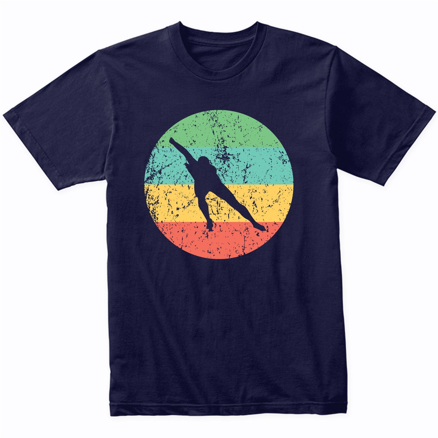 Speed Skating Shirt - Vintage Retro Speed Skater T-Shirt