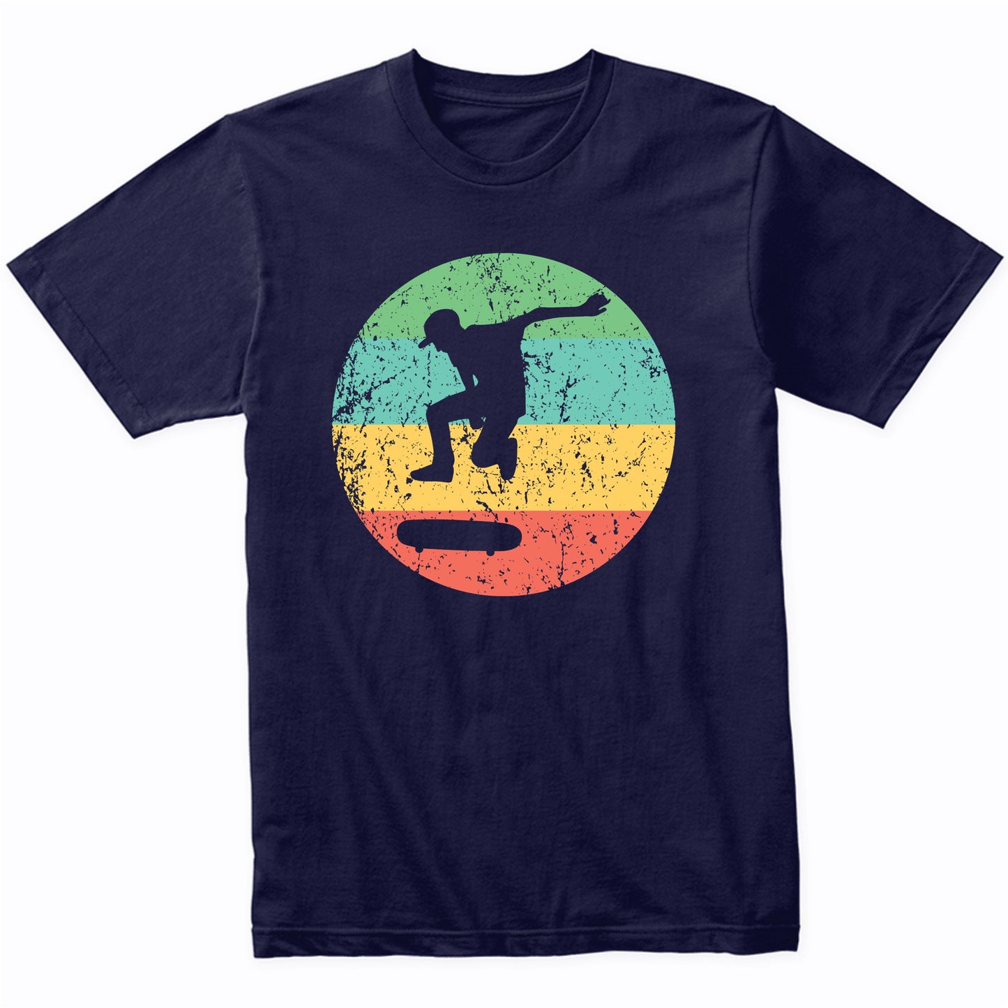 Skateboarding Shirt - Vintage Retro Skateboarder T-Shirt