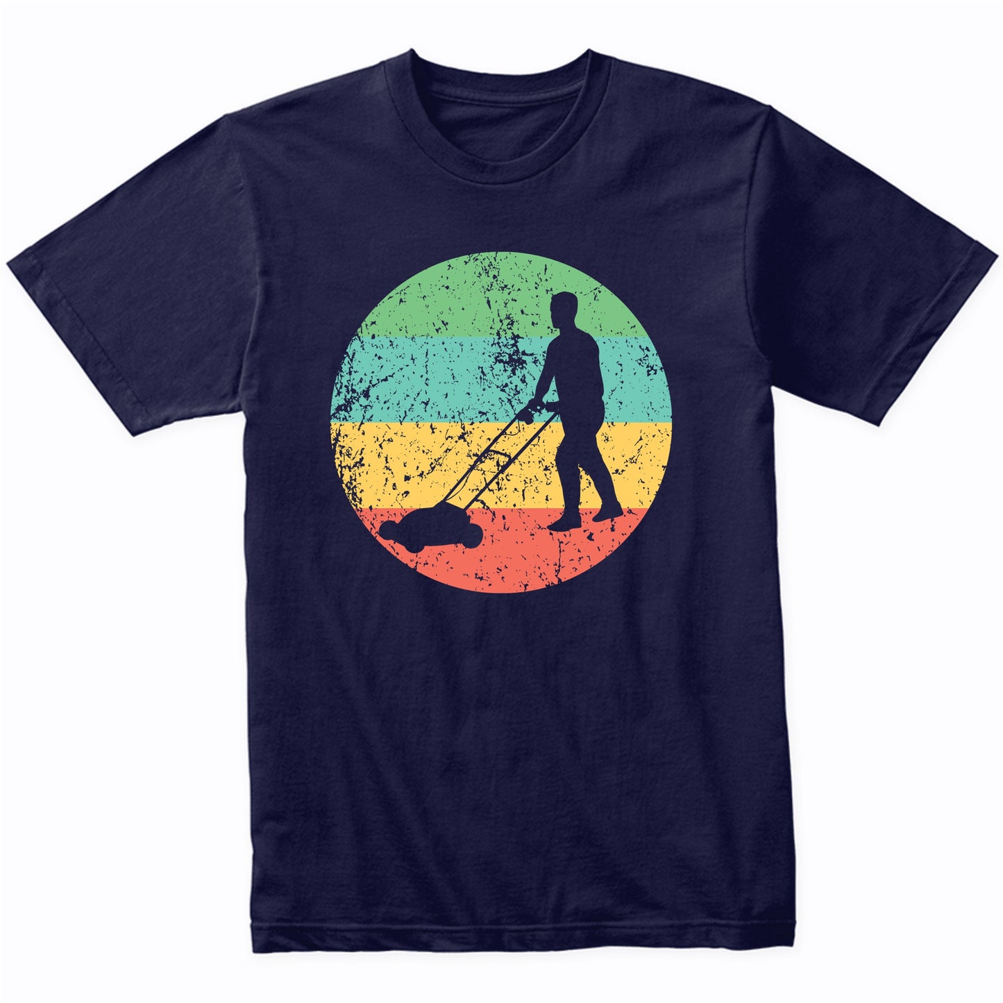 Lawnmowing Shirt - Vintage Retro Lawnmower T-Shirt
