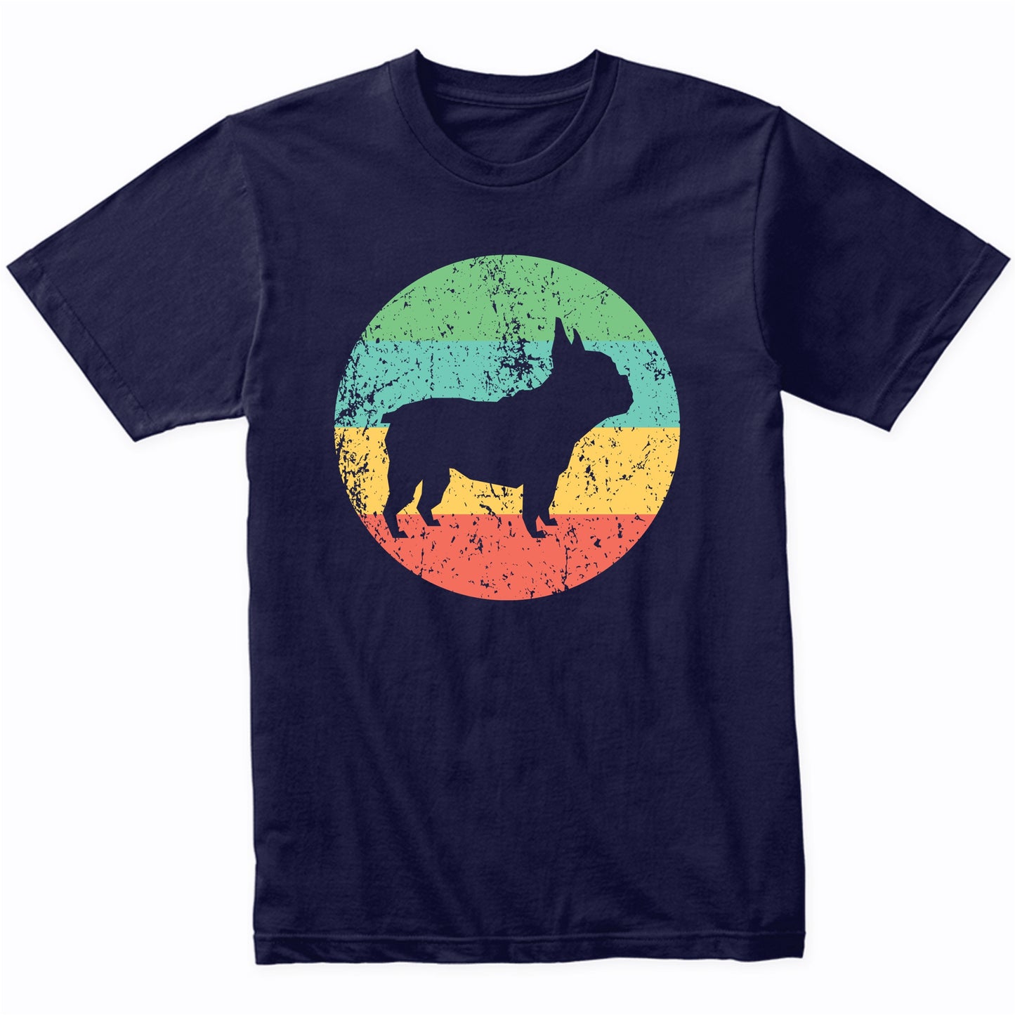 French Bulldog Shirt - Retro French Bulldog Dog T-Shirt