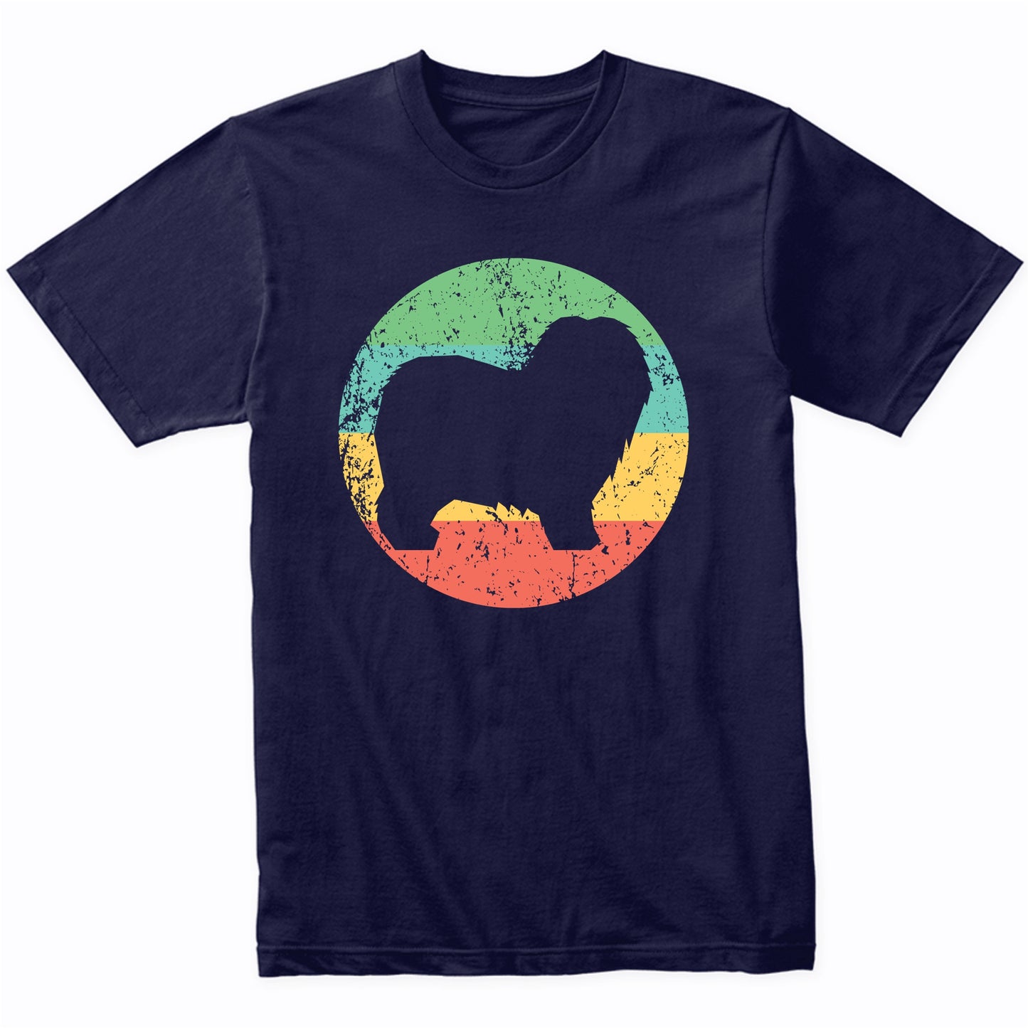 Old English Sheepdog Shirt - Vintage Retro Dog T-Shirt