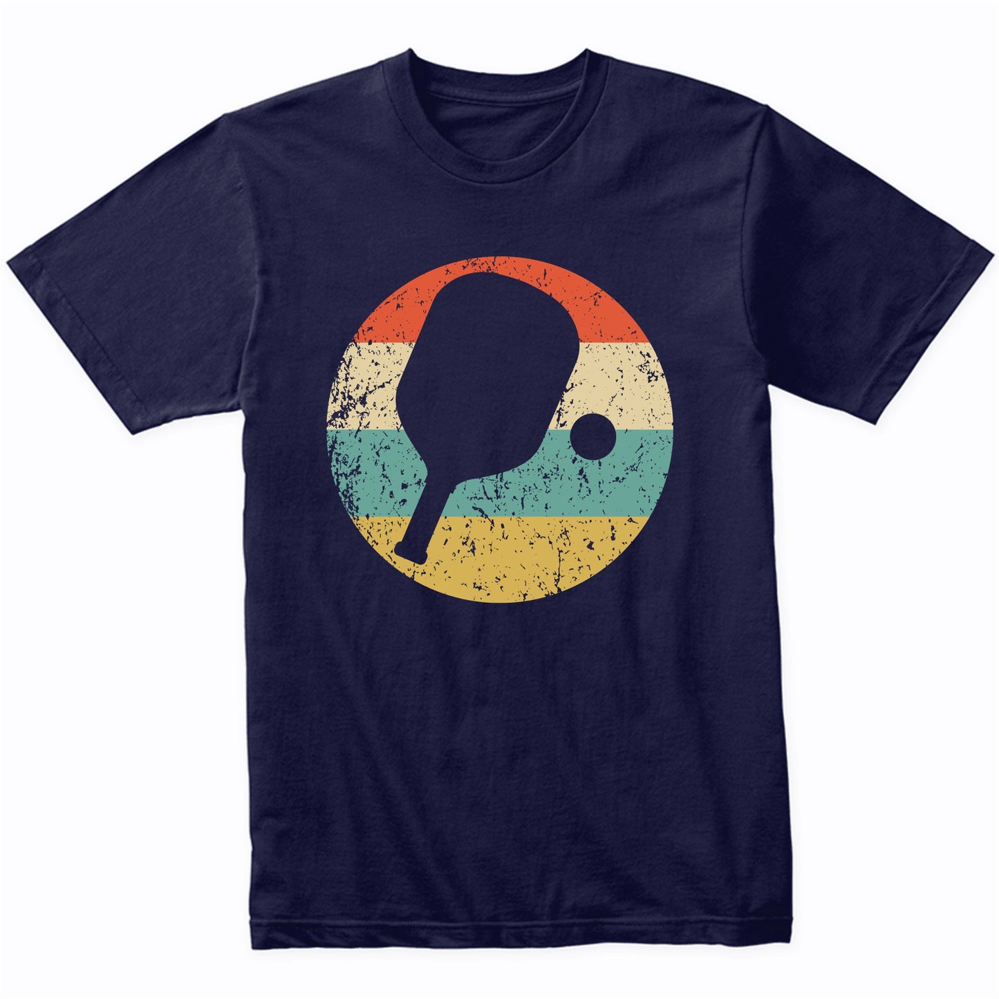 Pickleball Shirt - Retro Pickleball Paddle Icon T-Shirt