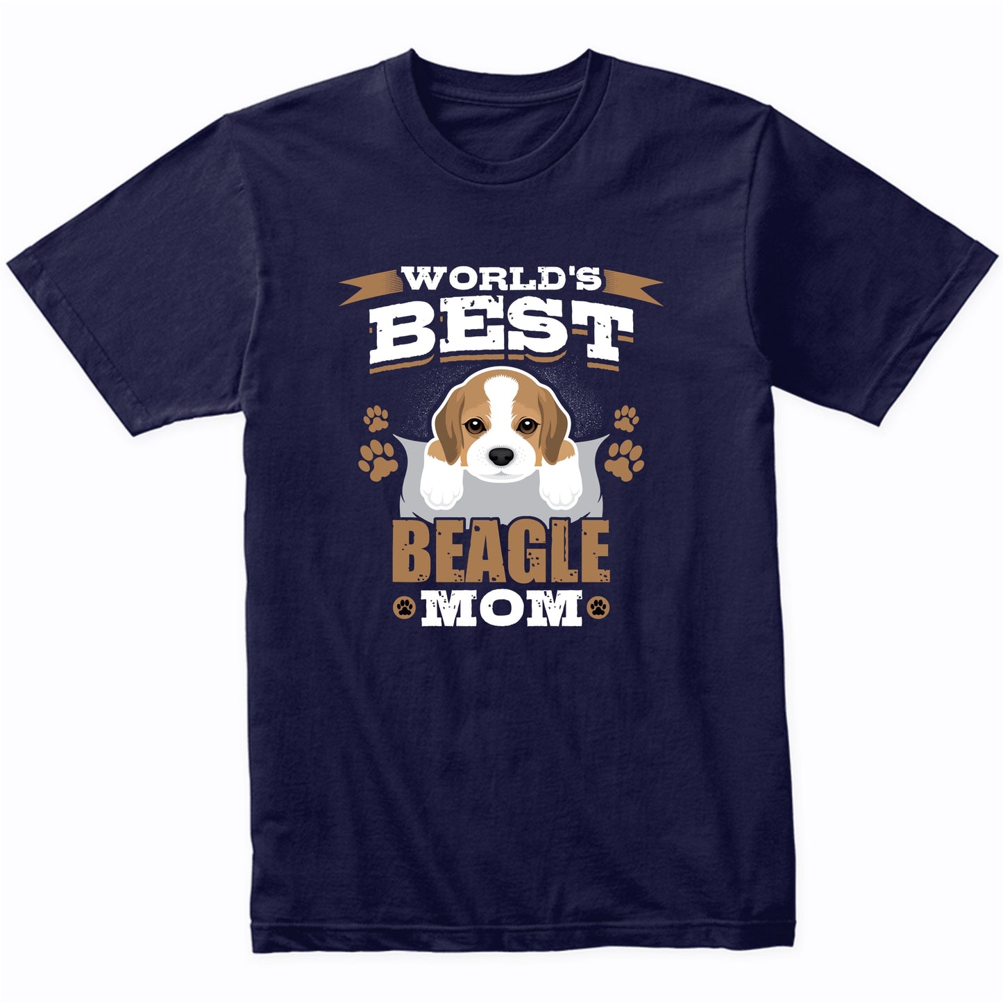 World's Best Beagle Mom Dog Owner T-Shirt