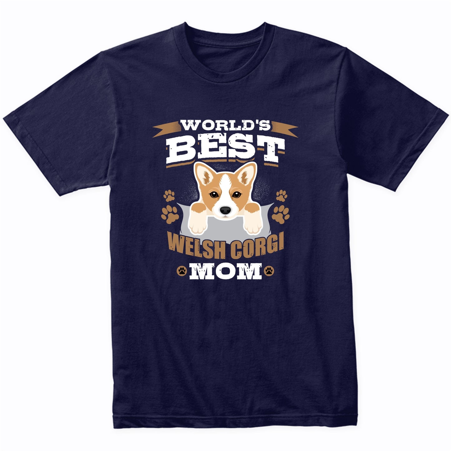 World's Best Corgi Mom Dog Owner T-Shirt