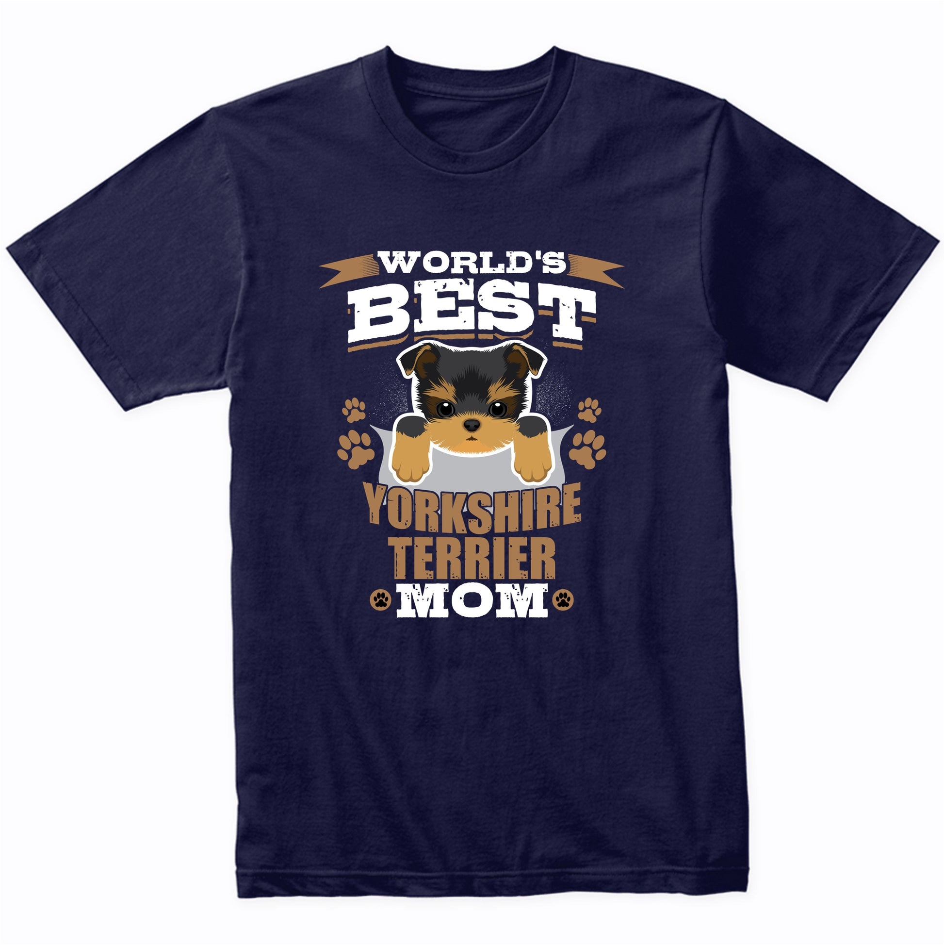 World's Best Yorkshire Terrier Mom Dog Owner T-Shirt