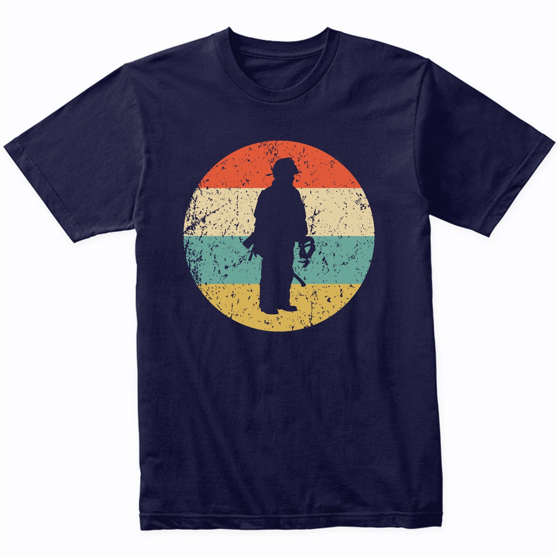 Fireman Retro Style Firefighter T-Shirt