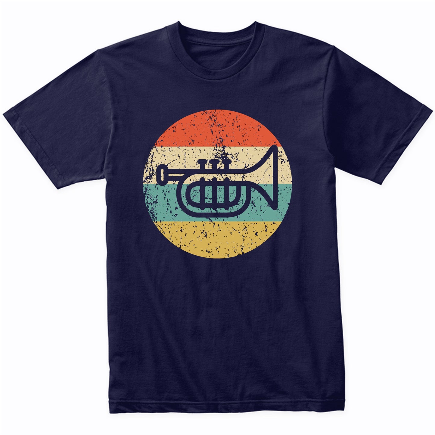 Trumpet Retro Style Music T-Shirt