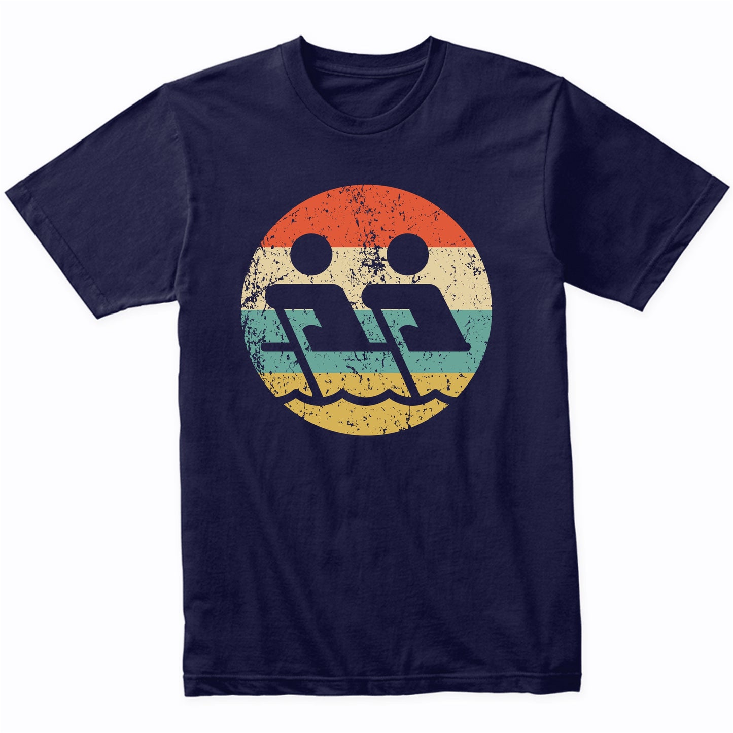 Rowing Retro Style Crew T-Shirt