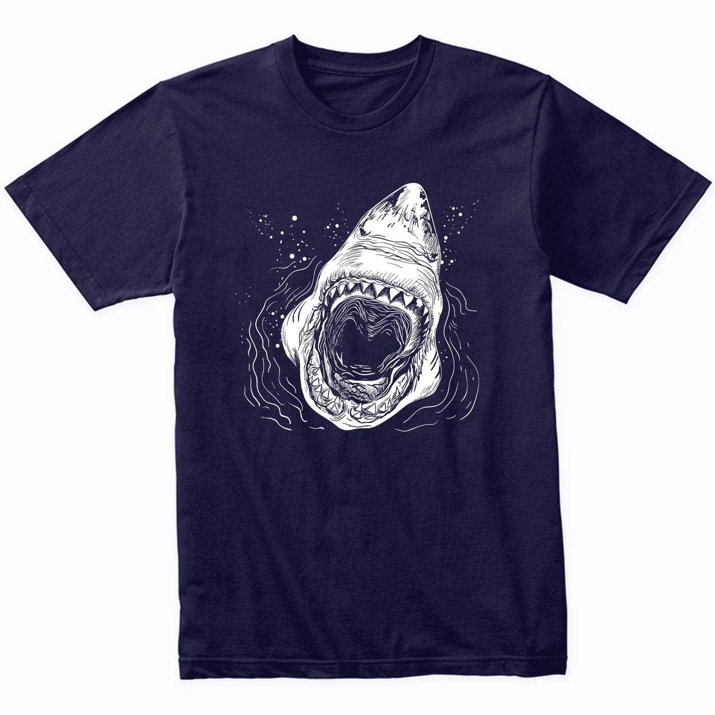 Great White Shark Attack Cool Shark Design T-Shirt