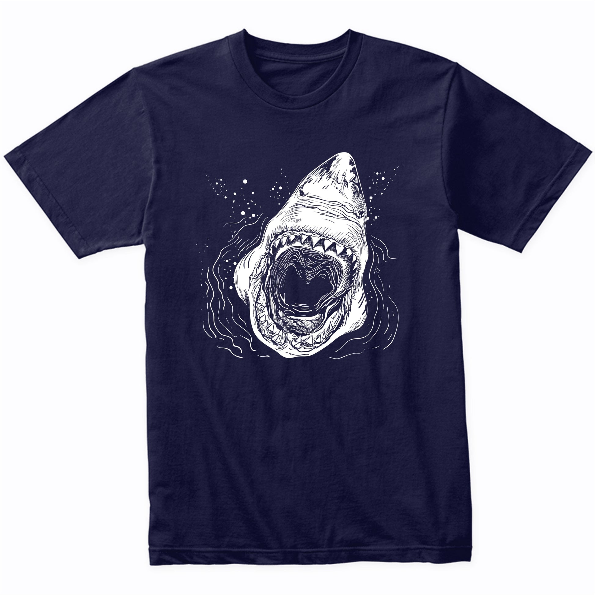 Great White Shark Attack Cool Shark Design T-Shirt