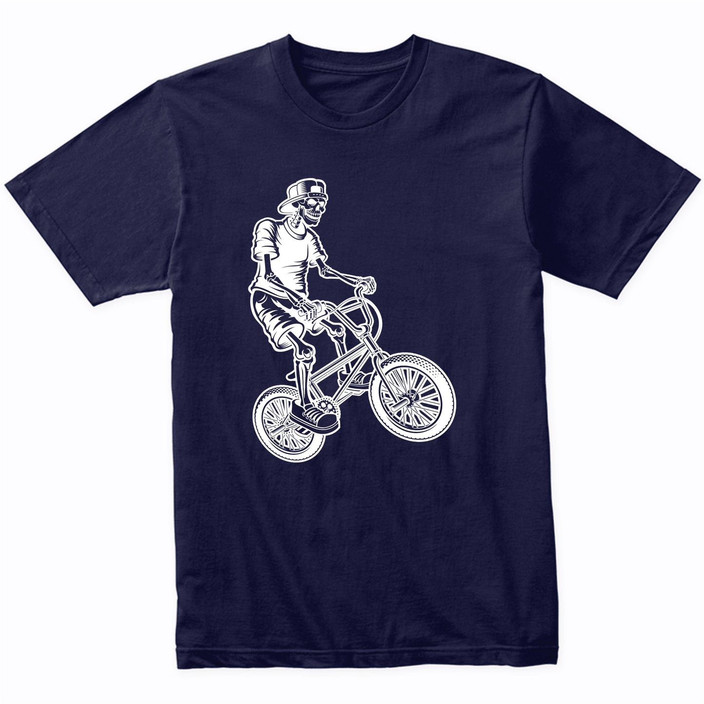 BMX Rider Skeleton Cool Bike T-Shirt