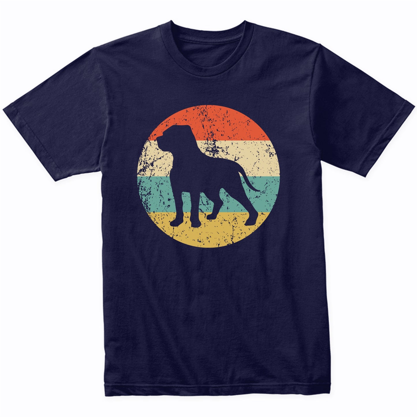 Retro English Mastiff Dog Breed Icon T-Shirt