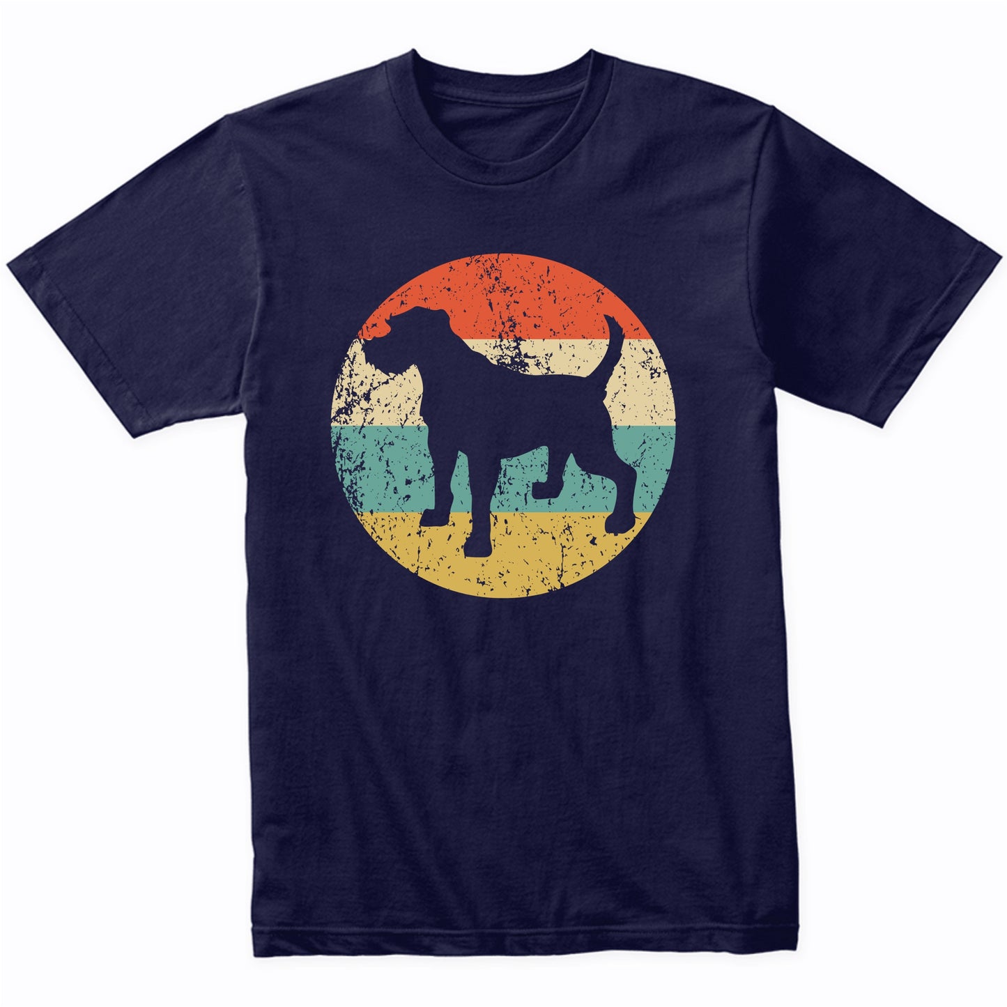 Retro Border Terrier Dog Breed Icon T-Shirt