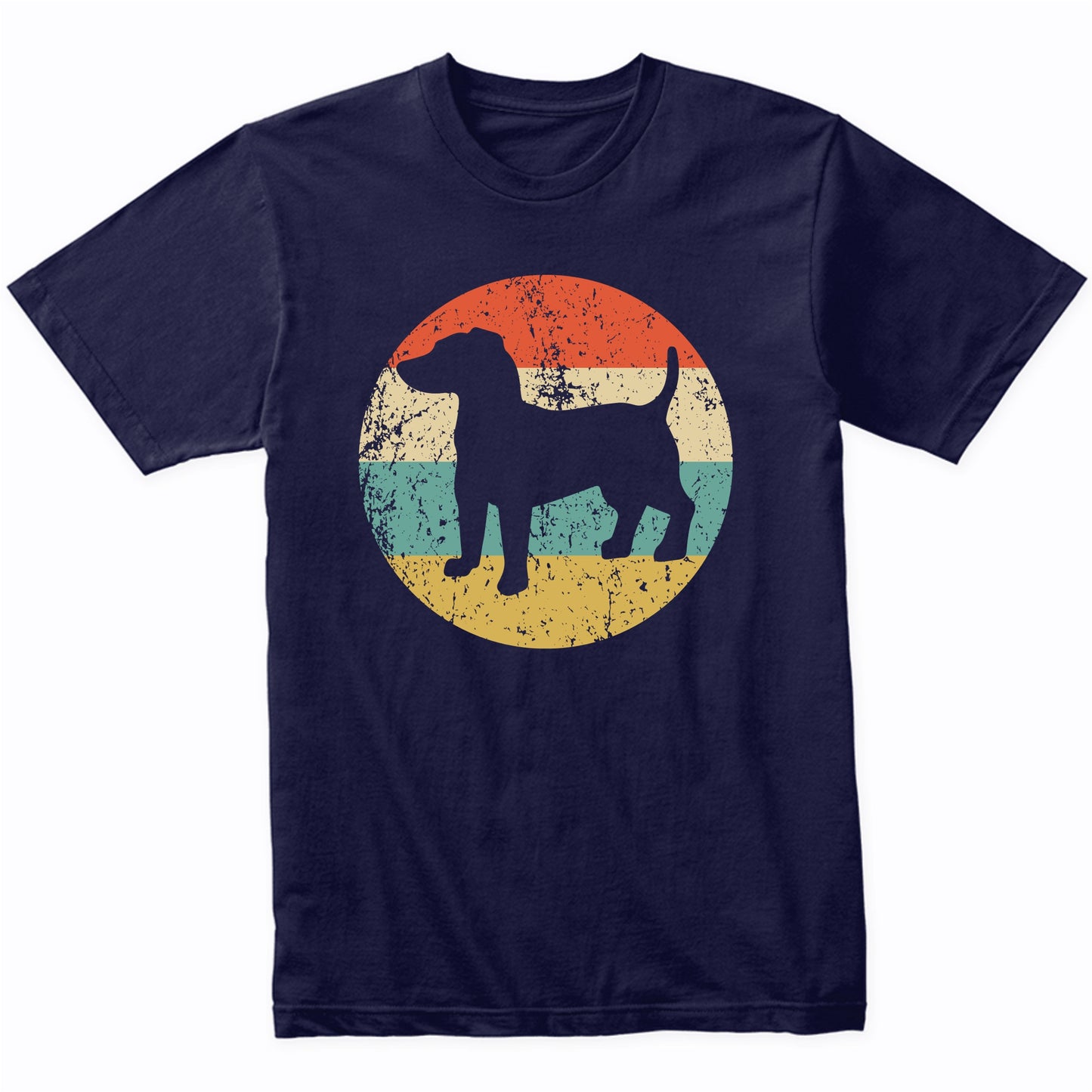Retro Jack Russell Terrier Dog Breed Icon T-Shirt