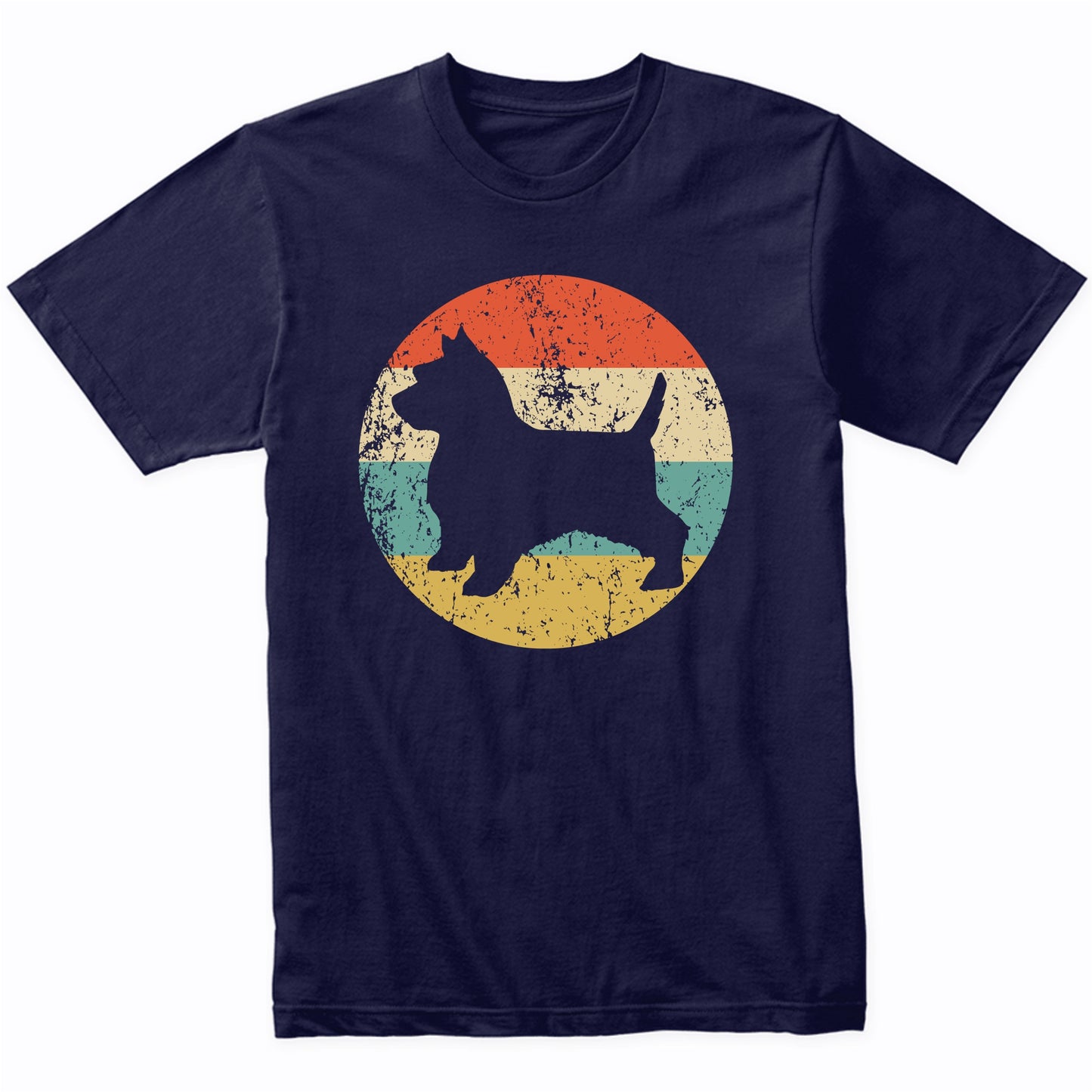 Retro Norwich Terrier Dog Breed Icon T-Shirt