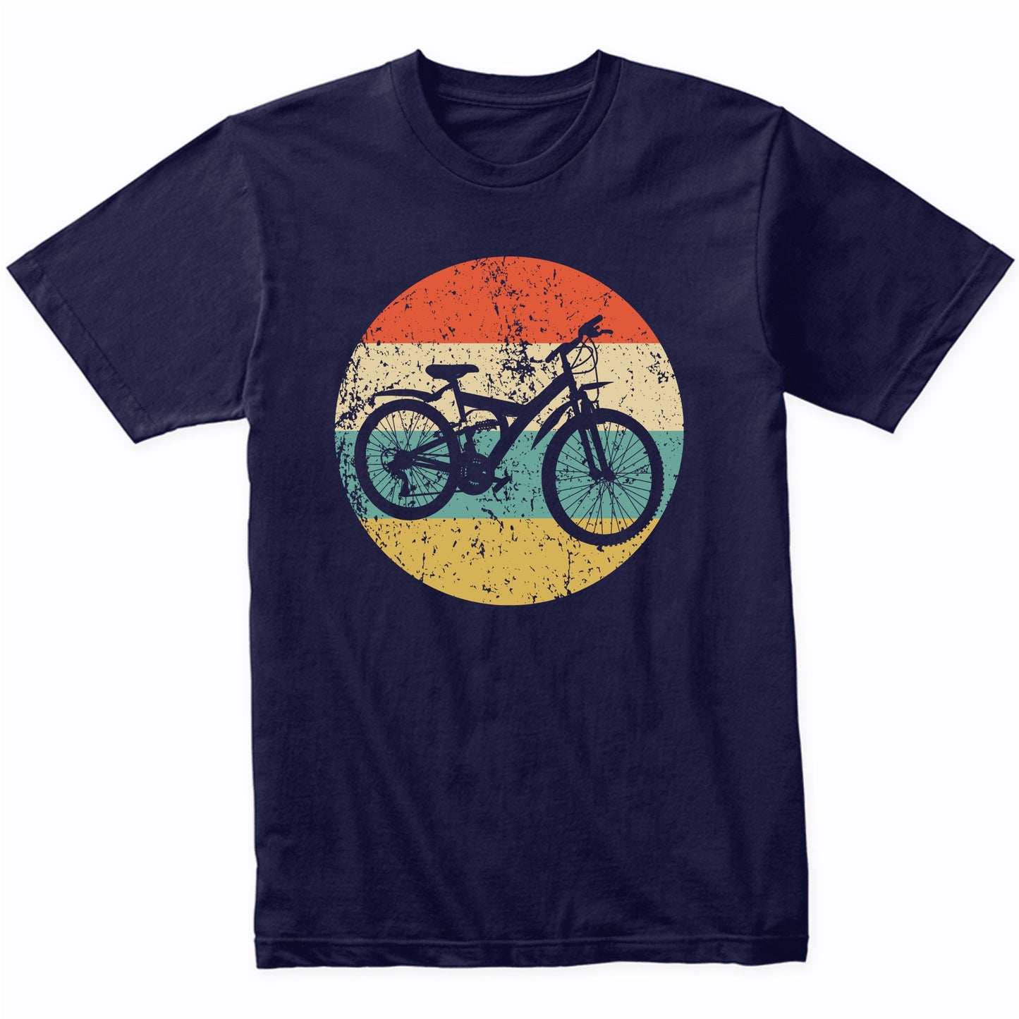 Mountain Biking Shirt - Retro Mountain Bike Icon T-Shirt