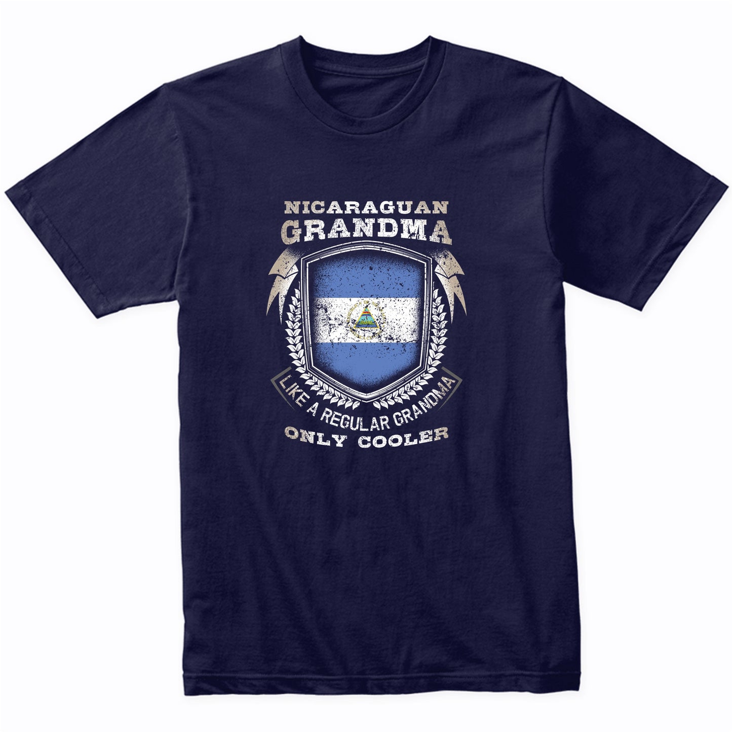 Nicaraguan Grandma Like A Regular Grandma Only Cooler Funny T-Shirt