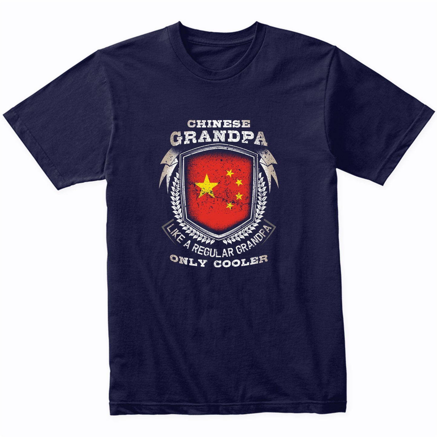 Chinese Grandpa Like A Regular Grandpa Only Cooler Funny T-Shirt