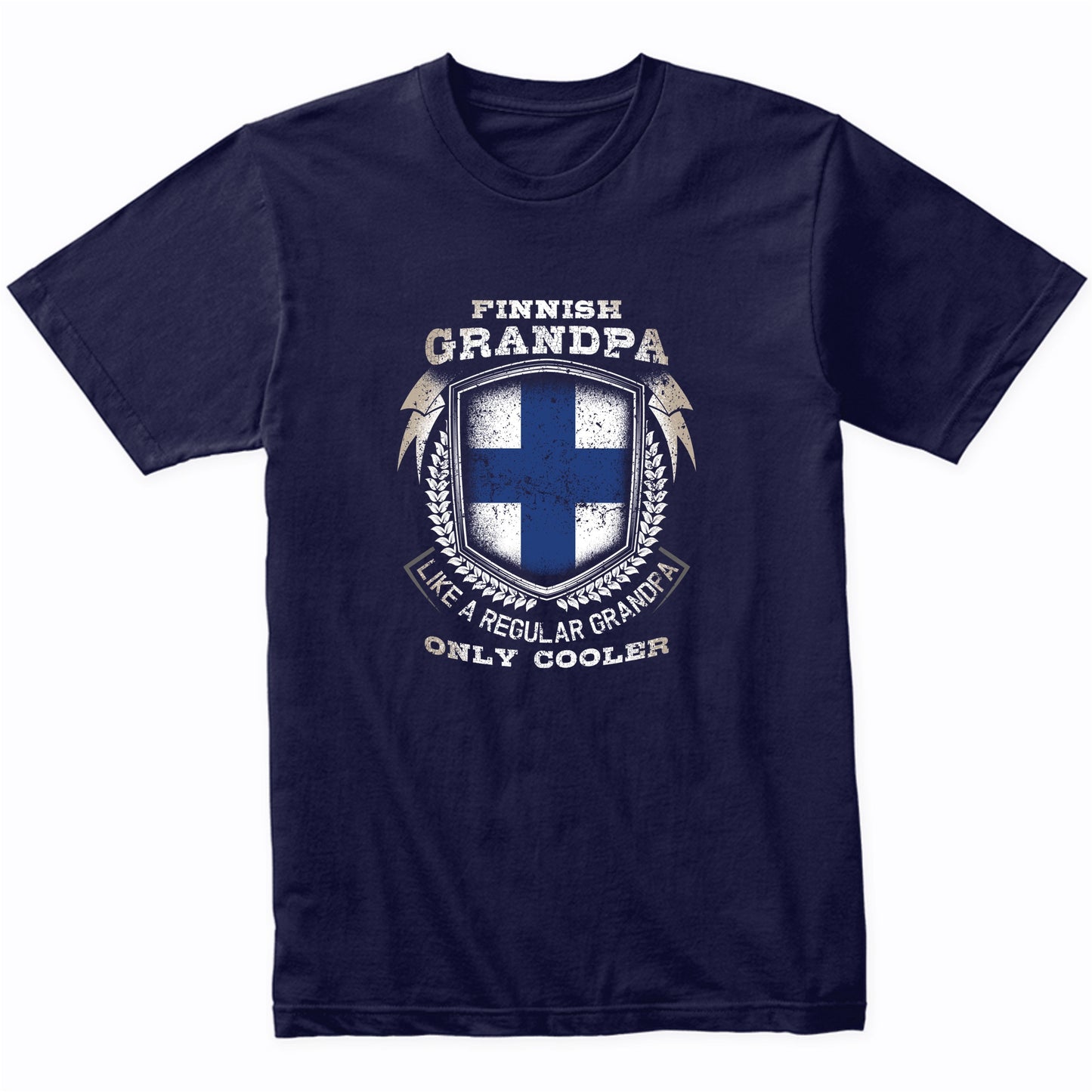 Finnish Grandpa Like A Regular Grandpa Only Cooler Funny T-Shirt