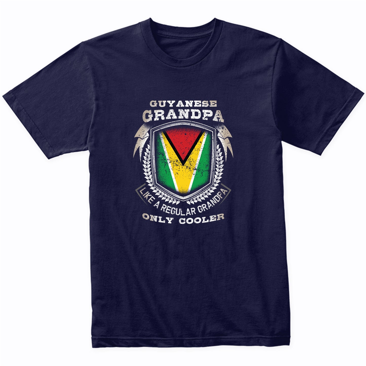 Guyanese Grandpa Like A Regular Grandpa Only Cooler Funny T-Shirt