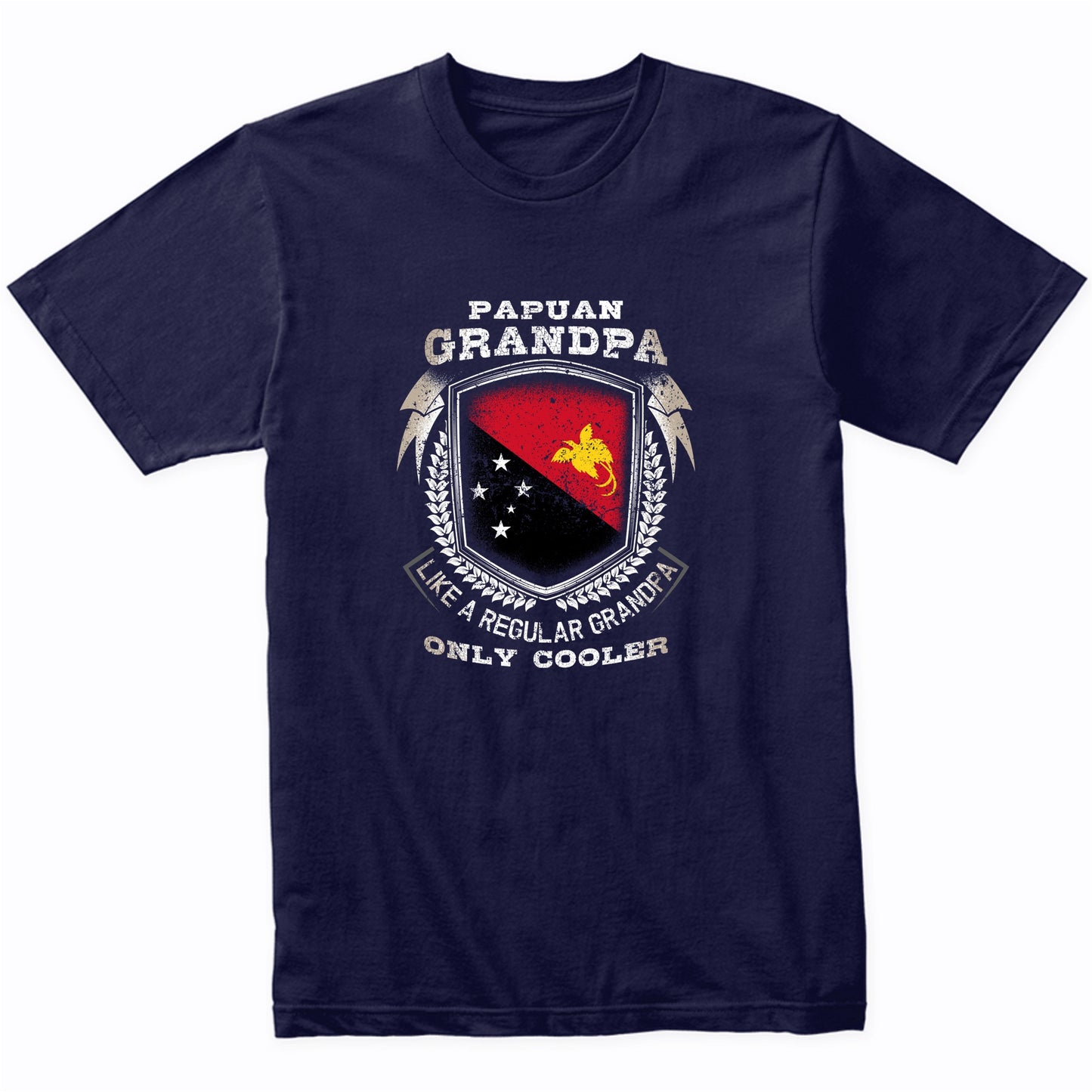 Papuan Grandpa Like A Regular Grandpa Only Cooler Funny T-Shirt