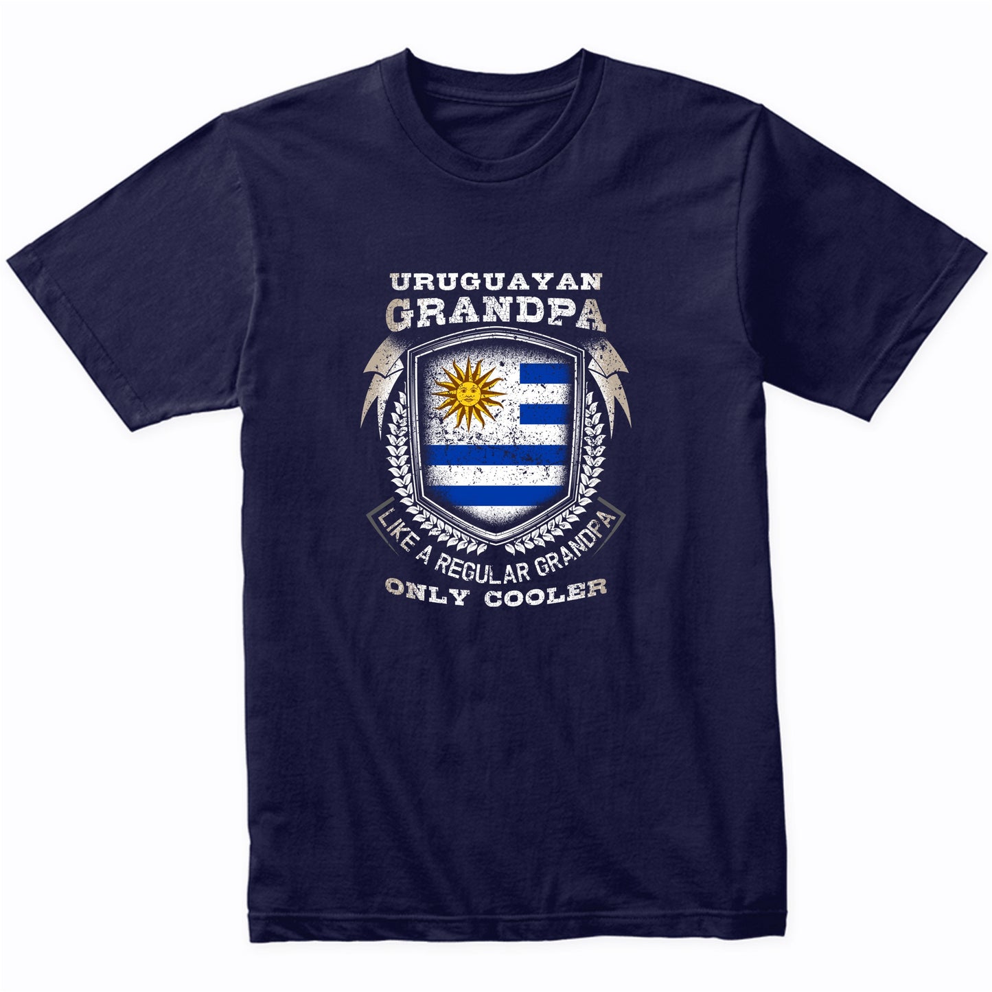 Uruguayan Grandpa Like A Regular Grandpa Only Cooler Funny T-Shirt