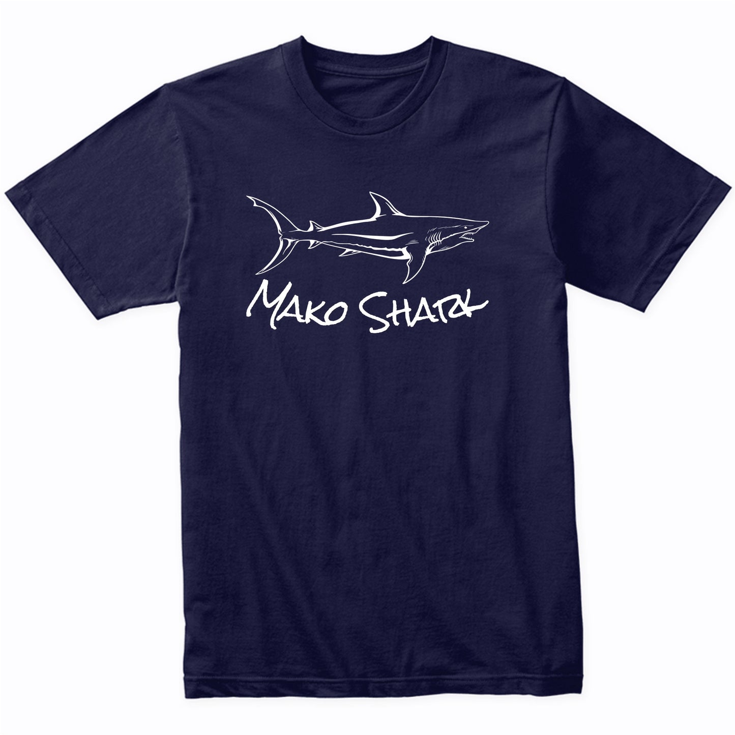 Mako Shark Sketch Cool Shark T-Shirt
