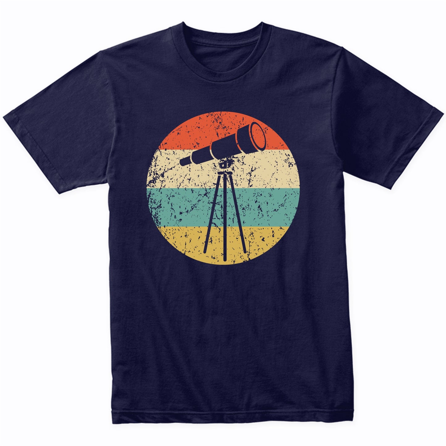 Space Science Telescope Retro Astronomy Astronomer T-Shirt
