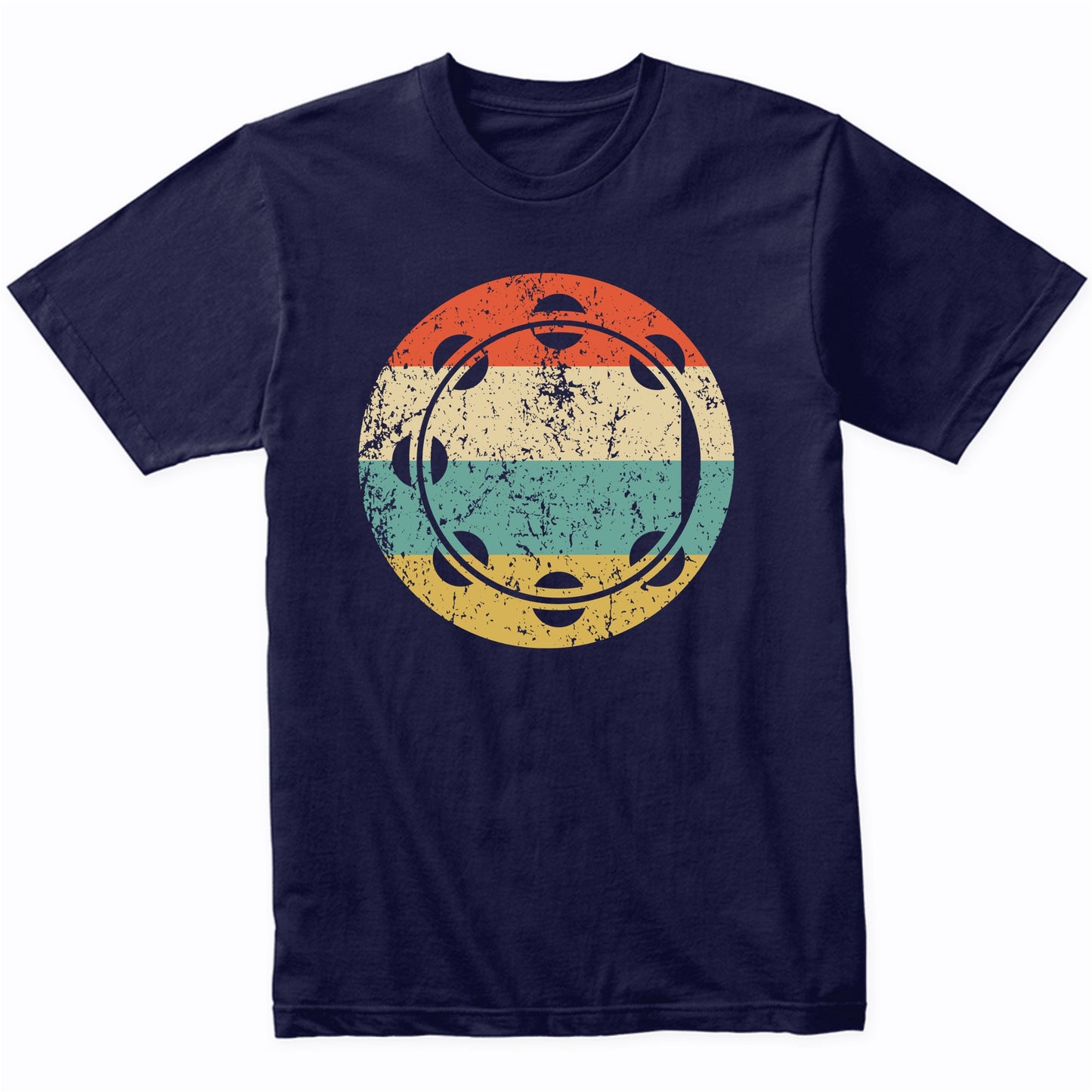 Tambourine Retro Music Musician Musical Instrument T-Shirt