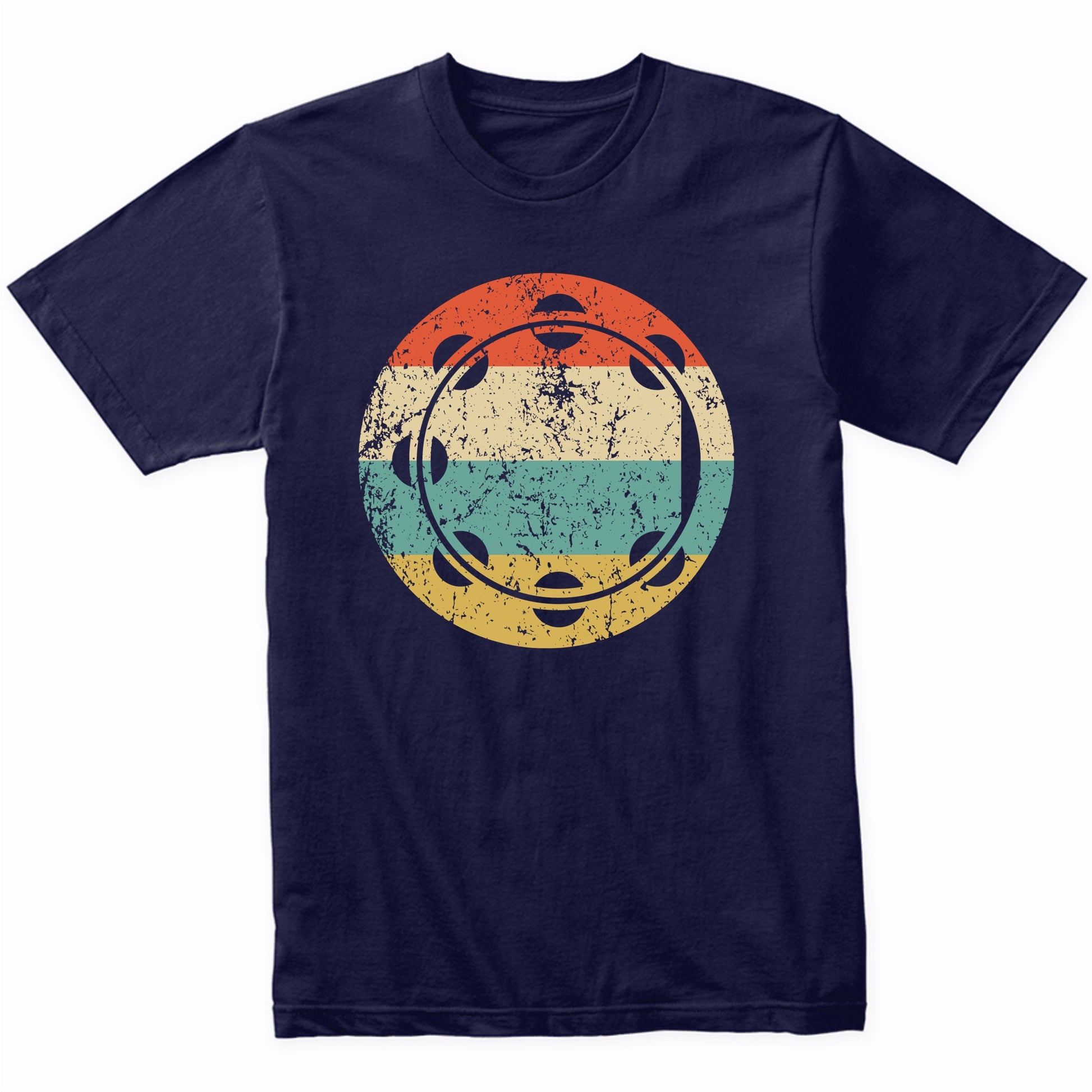 Tambourine Retro Music Musician Musical Instrument T-Shirt