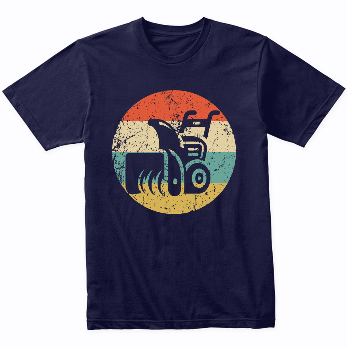 Retro Snowblower Vintage Style Snowblowing T-Shirt
