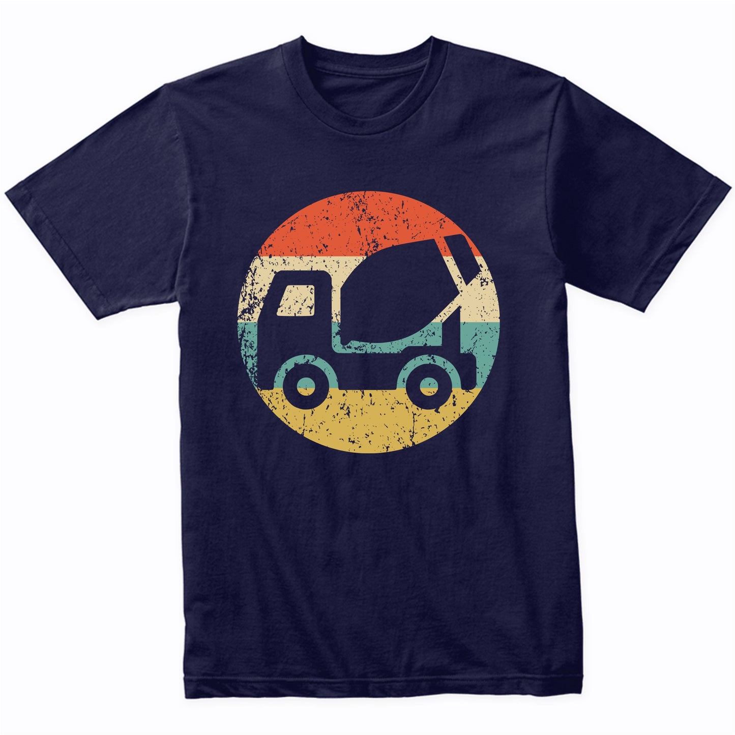 Retro Cement Truck Vintage Style Cement Truck Driver T-Shirt