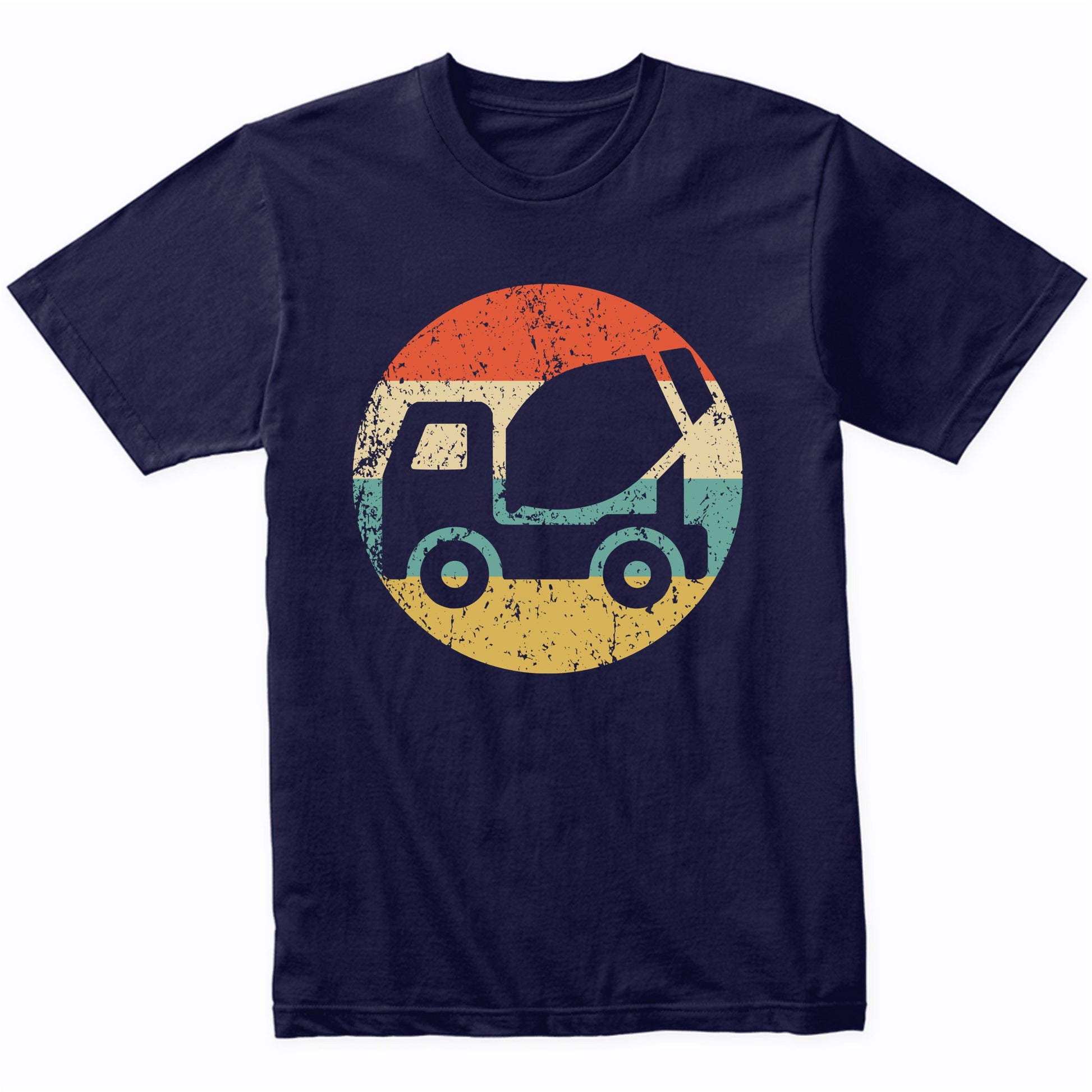 Retro Cement Truck Vintage Style Cement Truck Driver T-Shirt