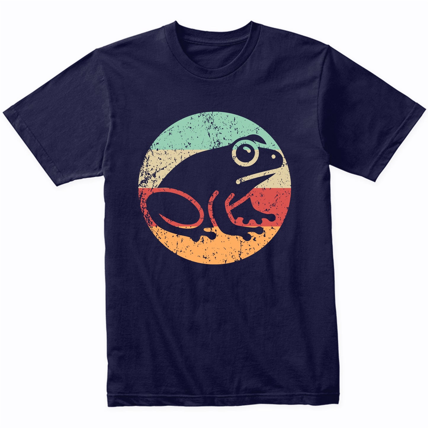 Retro Frog Vintage Style Wild Animal Amphibian T-Shirt