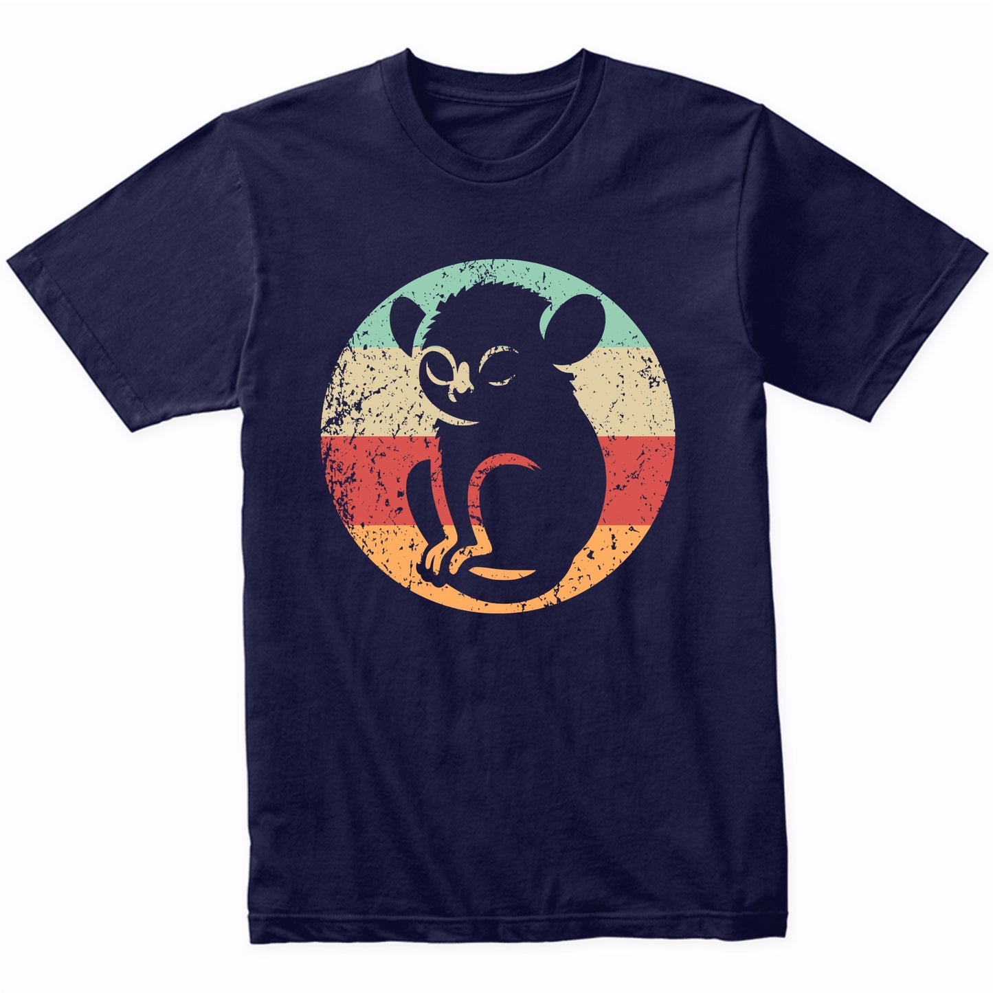 Retro Tarsier Monkey Vintage Style Cute Animal T-Shirt