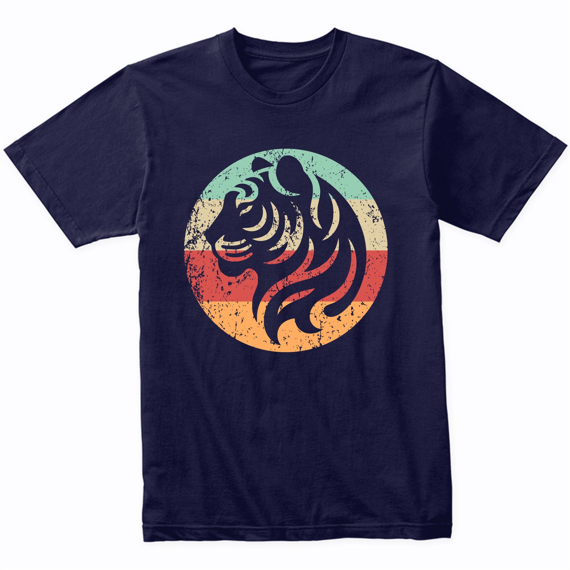 Retro Tiger Vintage Style Wild Animal T-Shirt