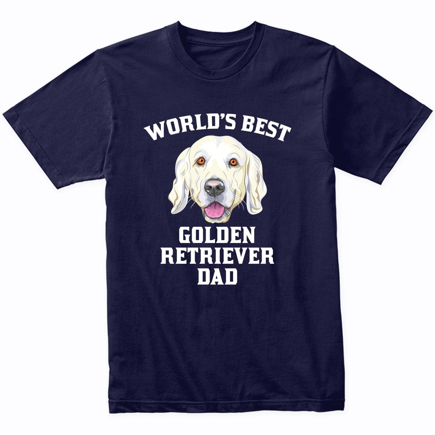 World's Best Golden Retriever Dad Dog Owner Graphic T-Shirt