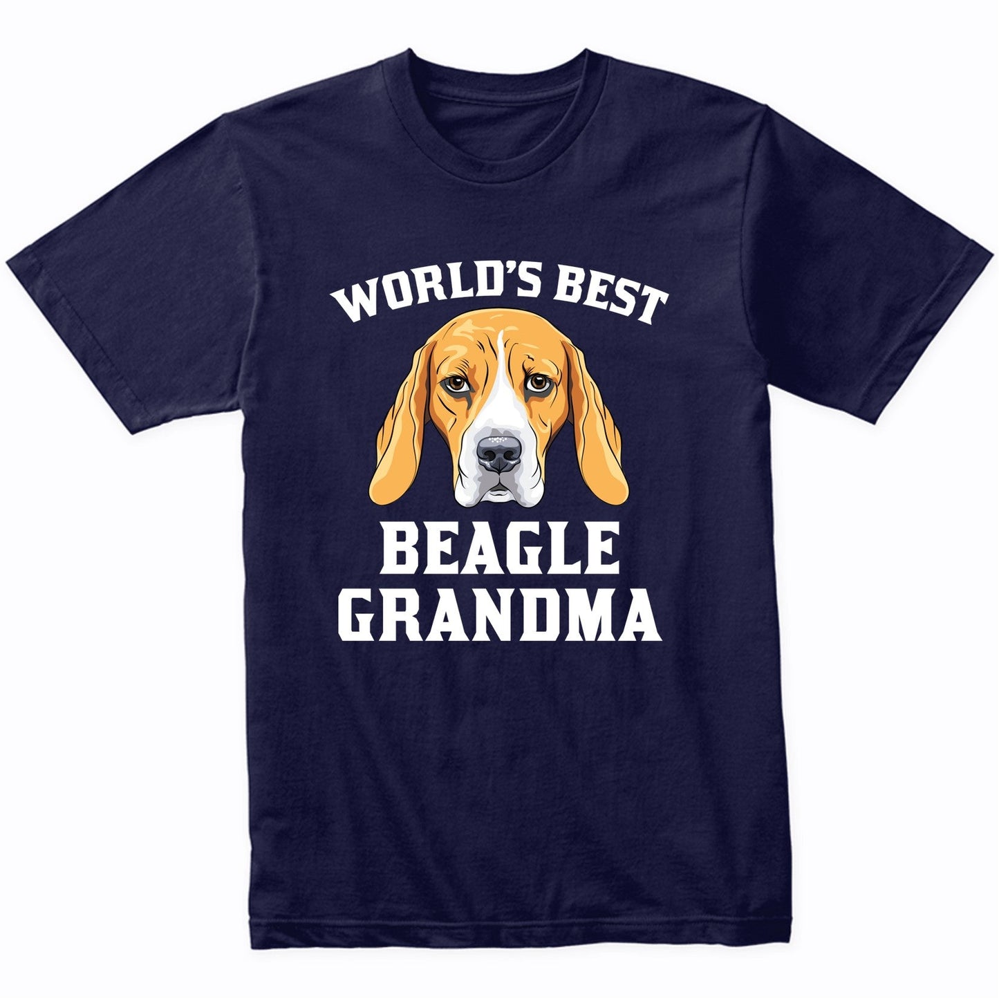 World's Best Beagle Grandma Dog Graphic T-Shirt