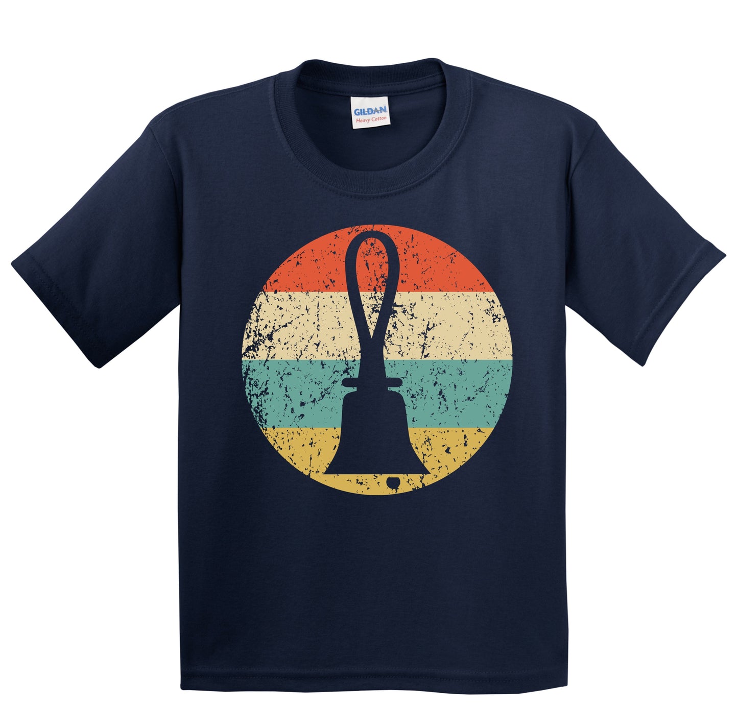 Bells Silhouette Retro Music Musician Musical Instrument Youth T-Shirt
