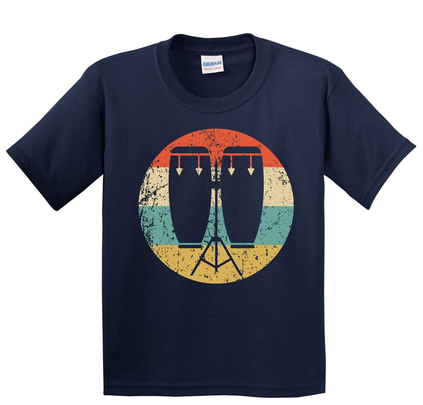 Bongo Drums Retro Music Musician Musical Instrument Youth T-Shirt