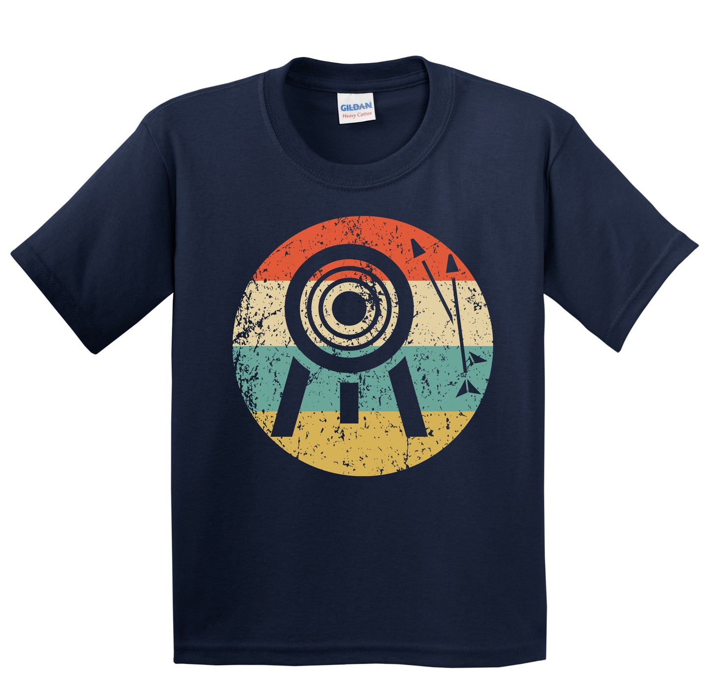 Archery Arrows Icon Retro Archery Youth T-Shirt