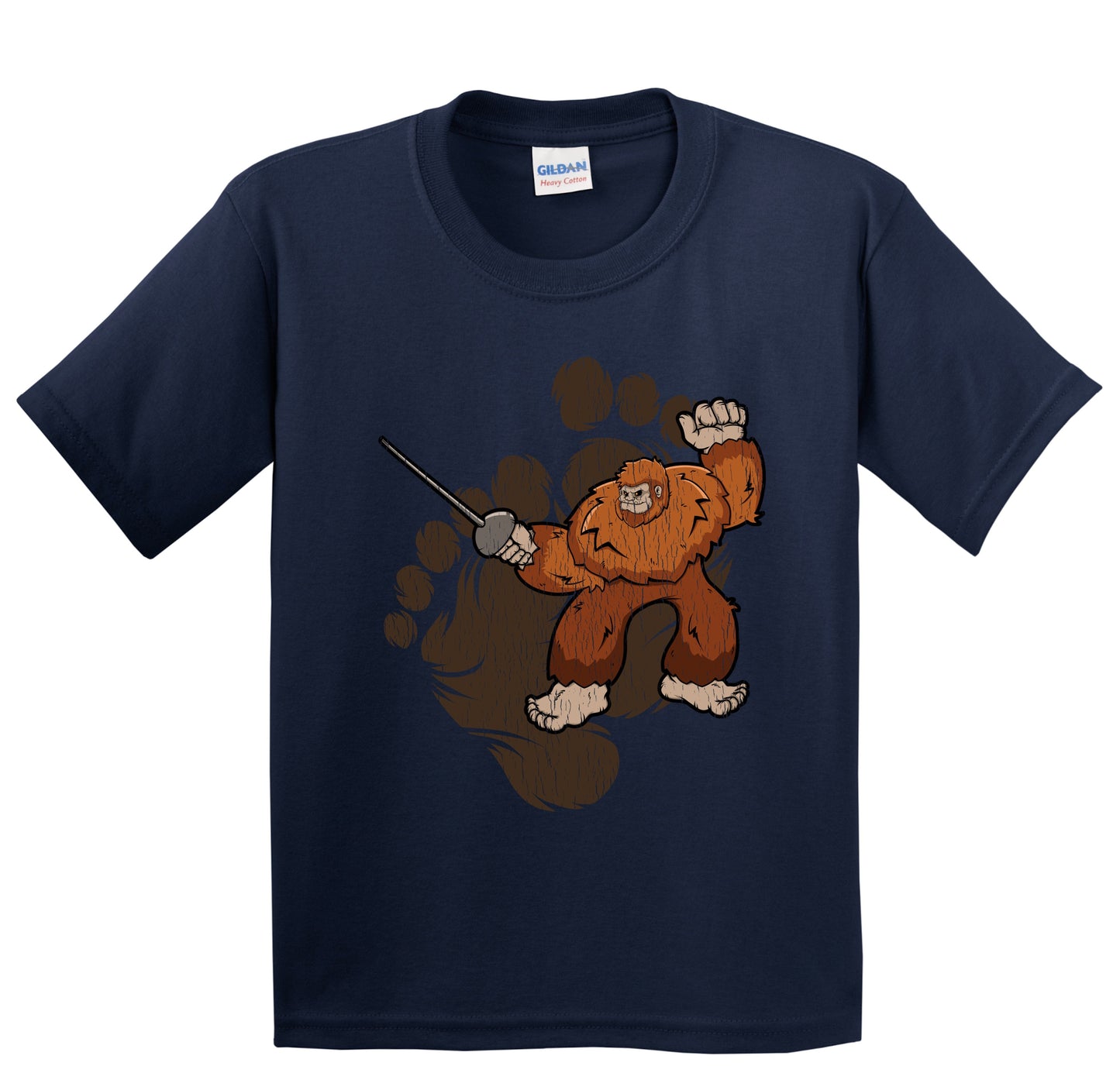 Kids Bigfoot Fencing Shirt - Sasquatch Fencing Youth T-Shirt