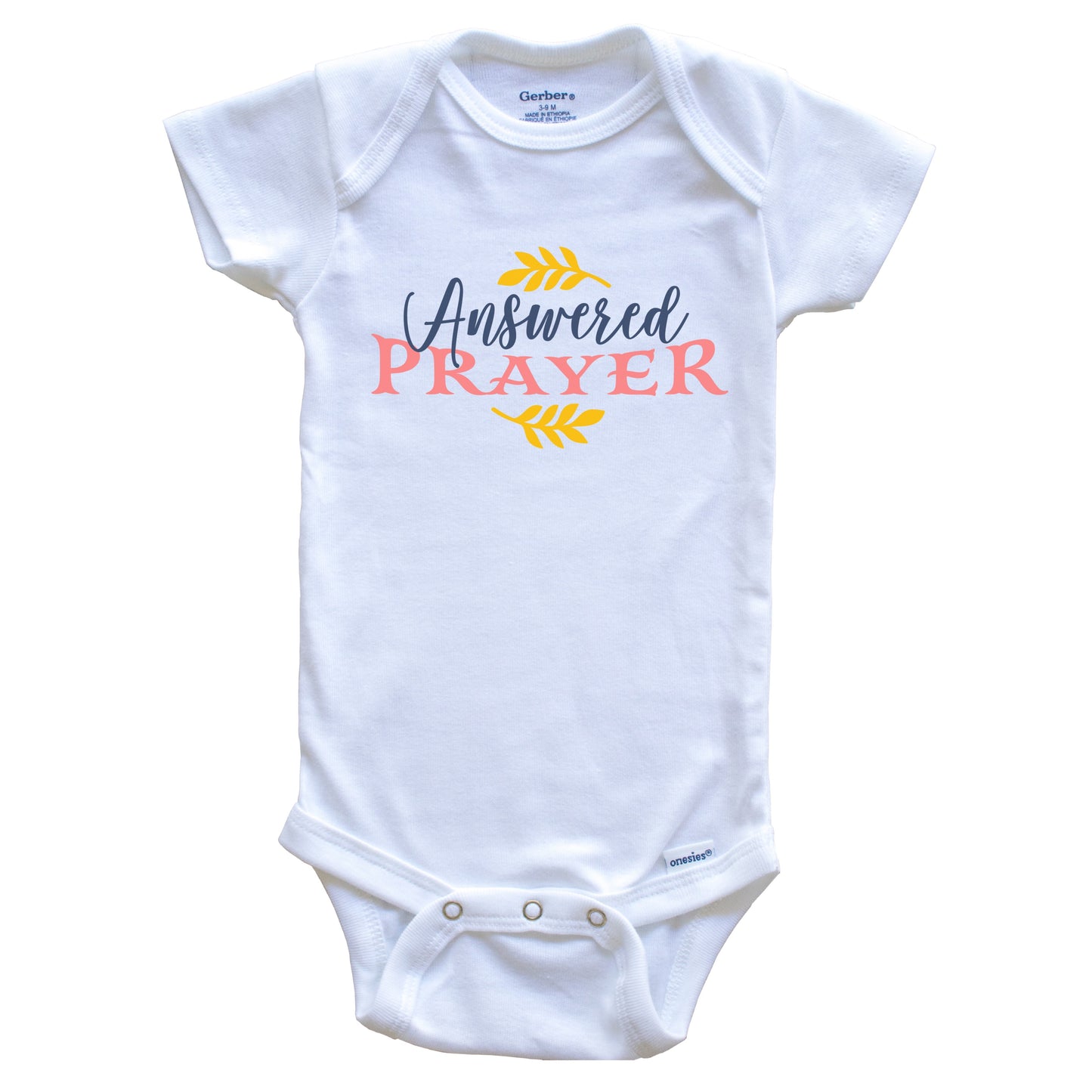 Answered Prayer Cute Baby Onesie - Baby Bodysuit