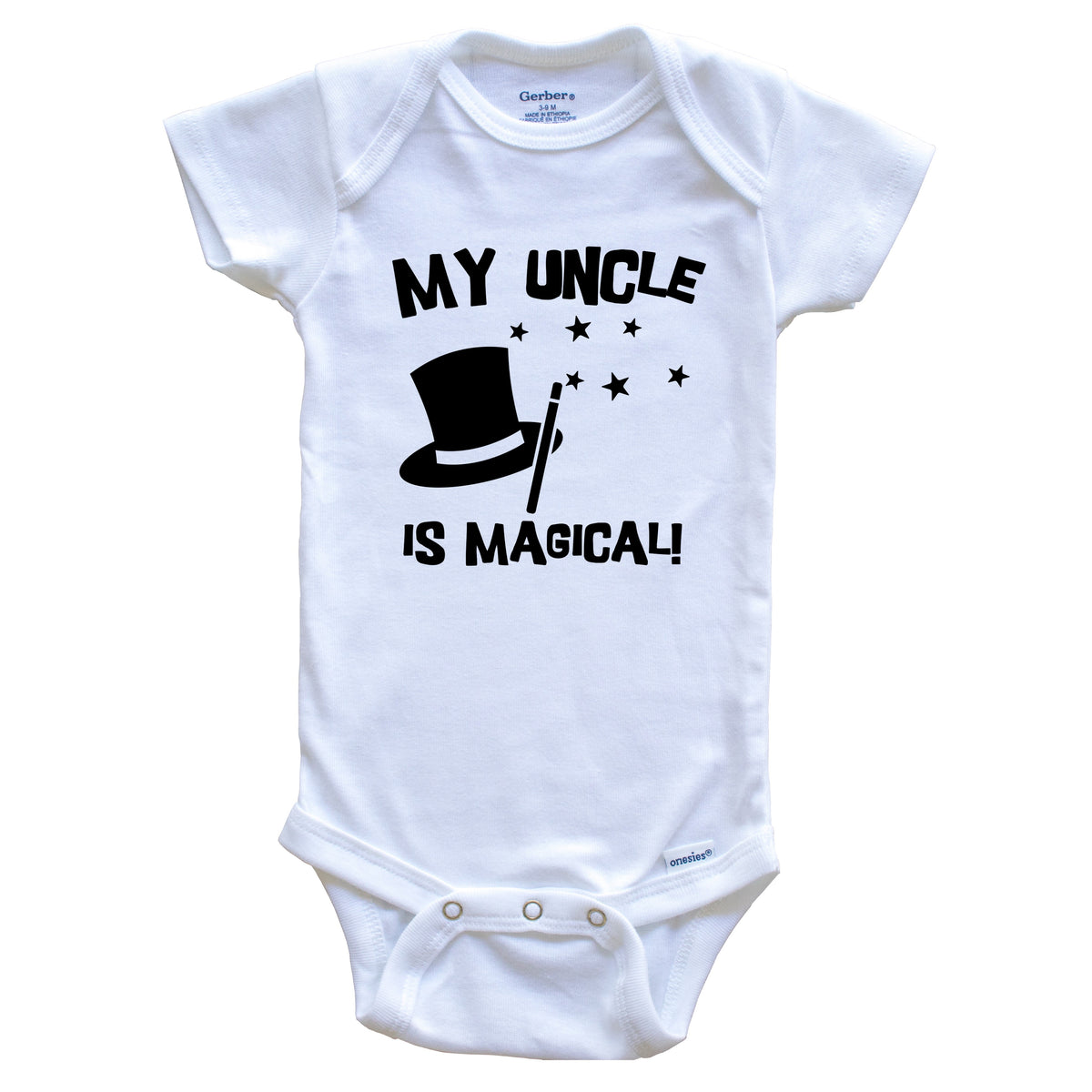 My Uncle Is Magical Magician Niece Nephew Baby Onesie