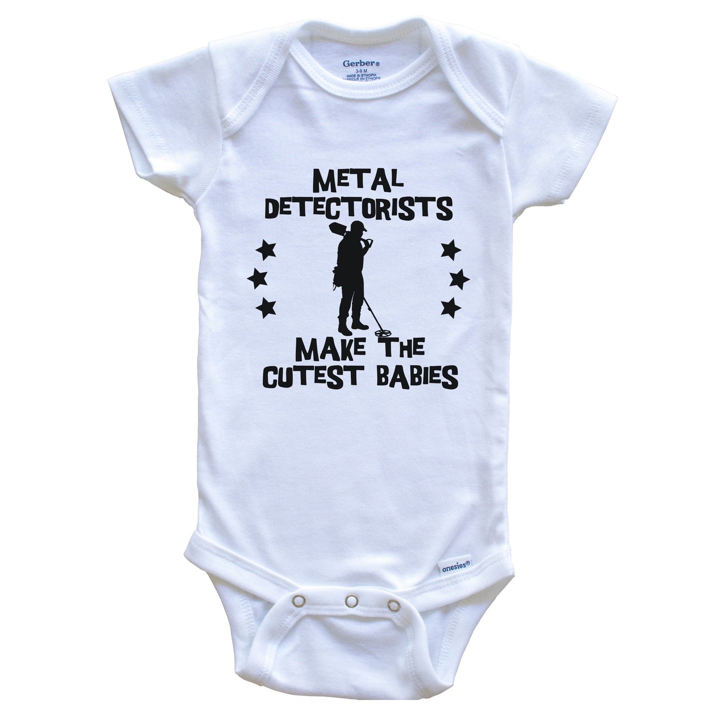 Metal Detectorists Make The Cutest Babies Funny Metal Detecting Baby Bodysuit