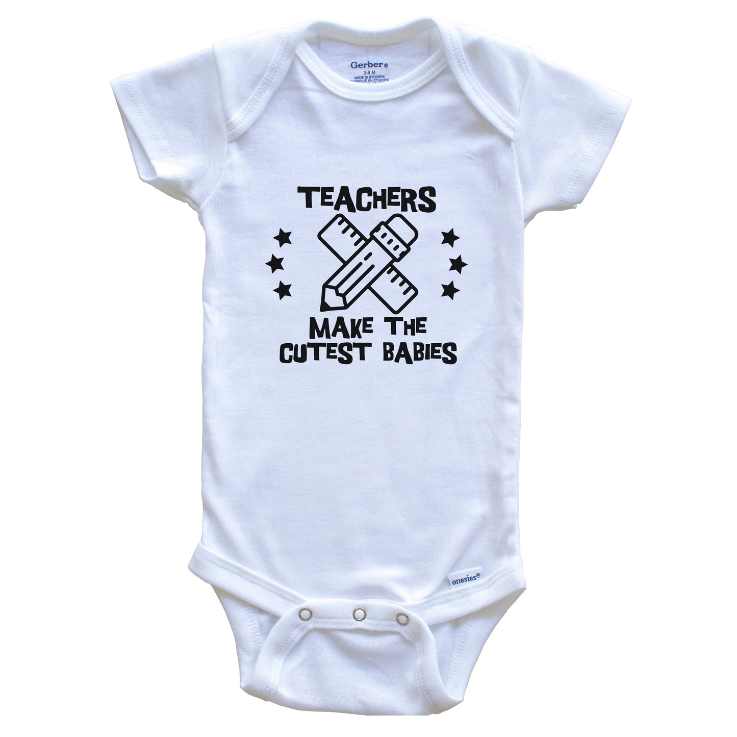 Teachers Make The Cutest Babies Funny Teacher Baby Bodysuit