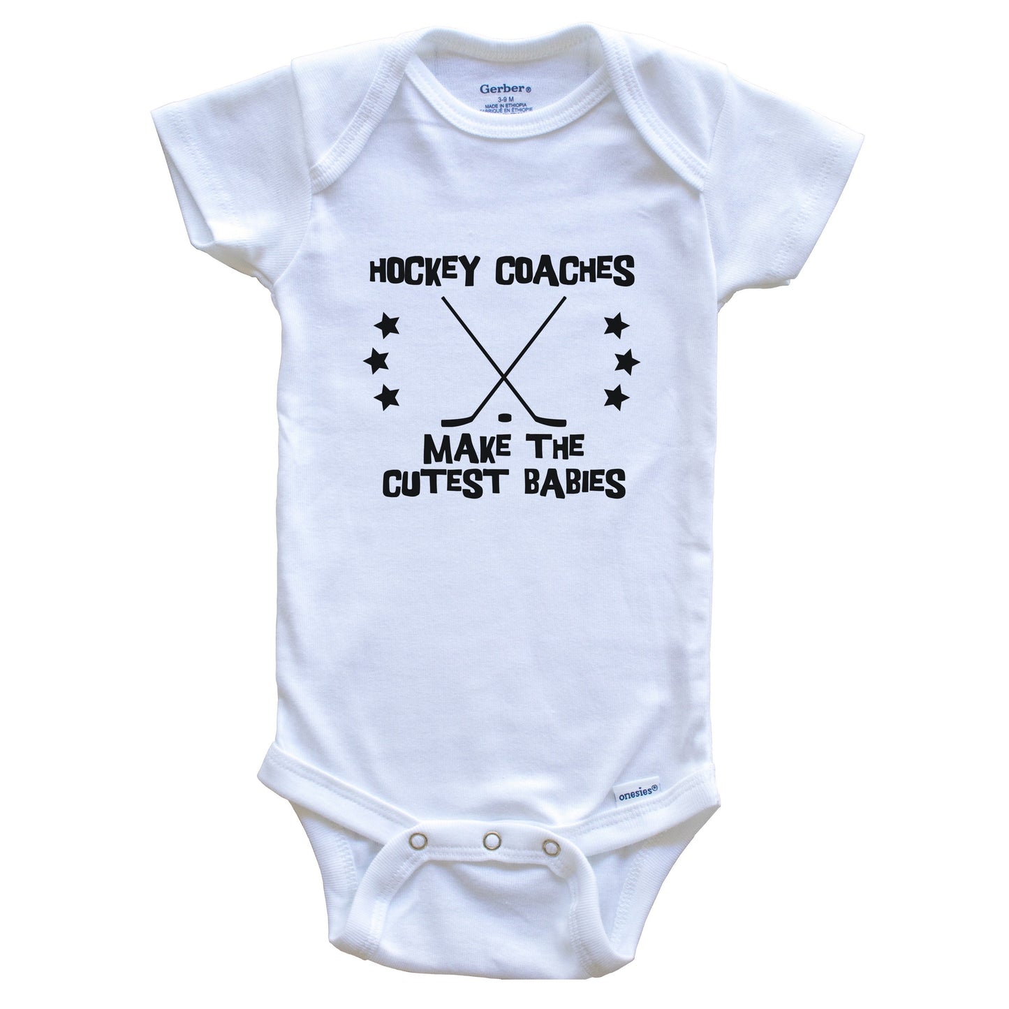 Hockey Coaches Make The Cutest Babies Funny Hockey Baby Bodysuit