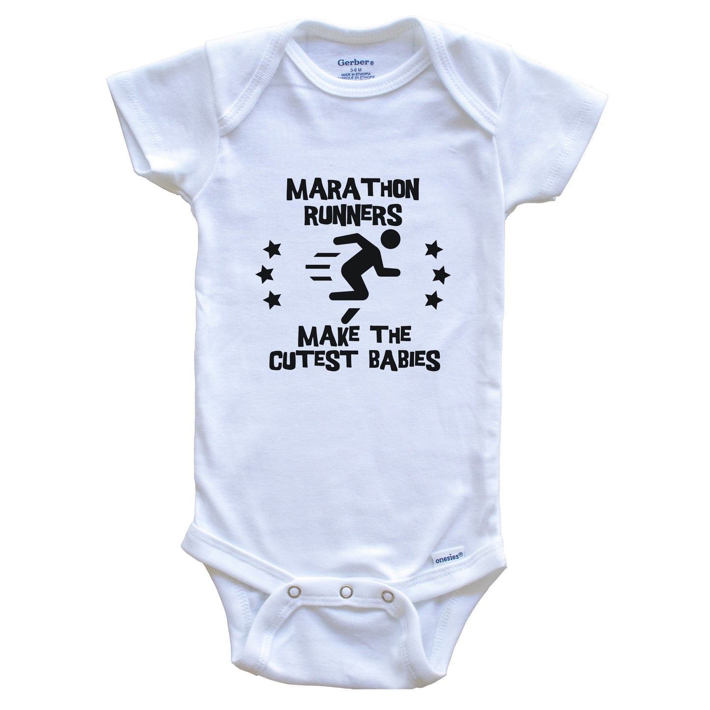 Marathon Runners Make The Cutest Babies Funny Running Baby Bodysuit
