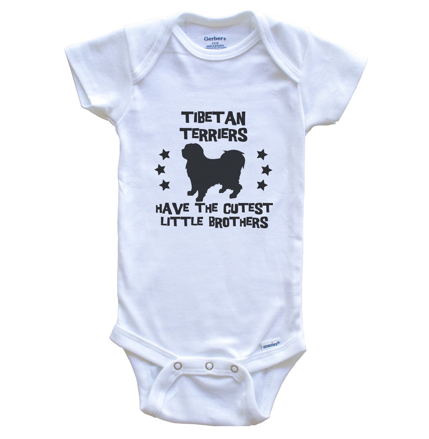 Tibetan Terriers Have The Cutest Little Brothers Funny Tibetan Terrier Baby Bodysuit