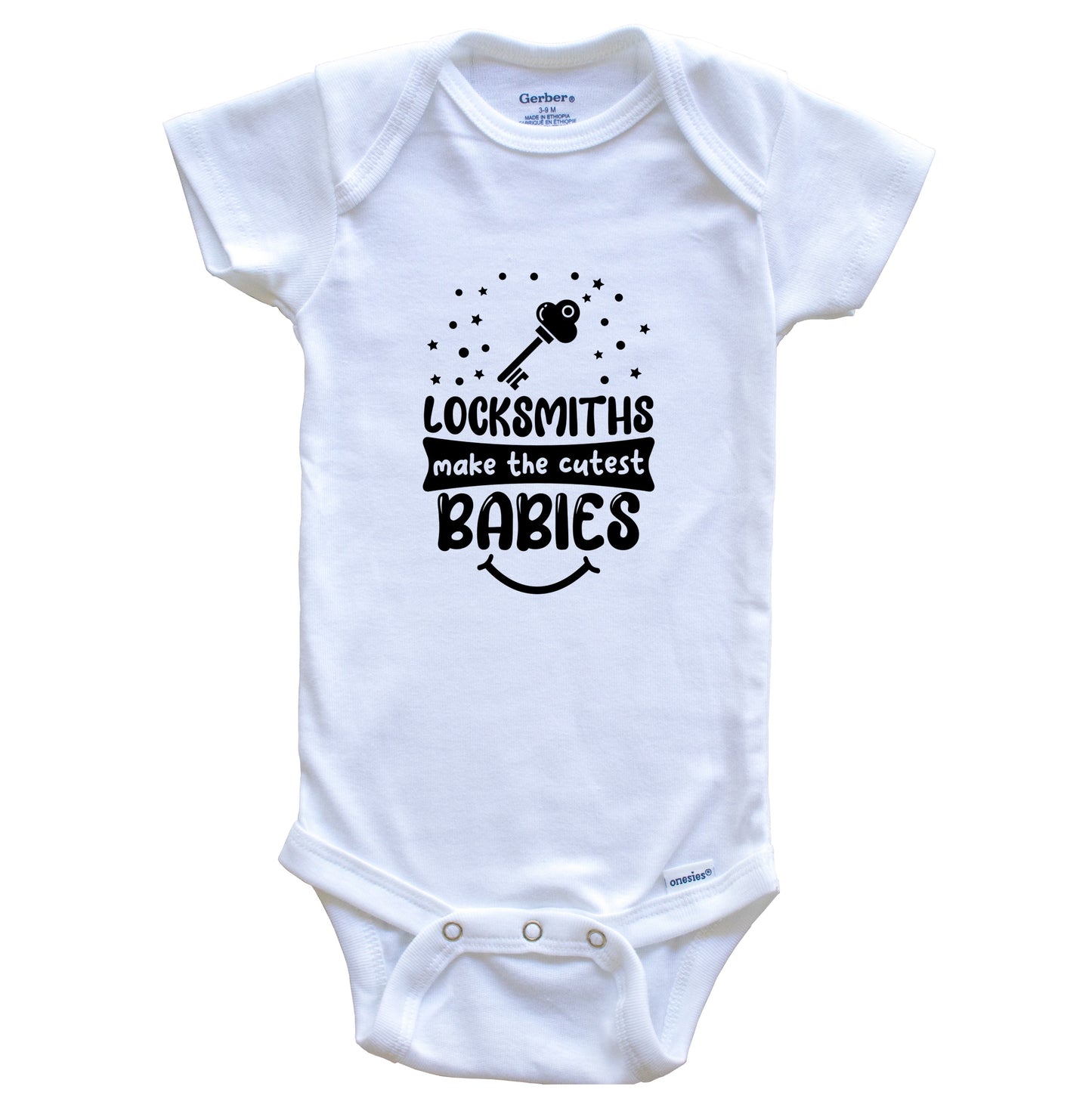 Locksmiths Make The Cutest Babies Funny Locksmith One Piece Baby Bodysuit